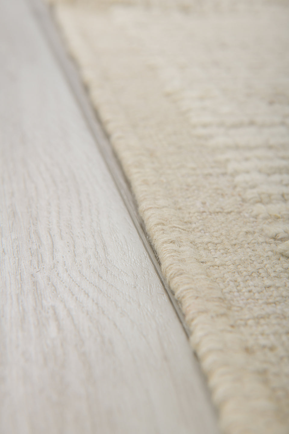 3' x 9' one-of-a-kind handmade vintage Tulu runner rug. Color palette: ivory, cream, beige