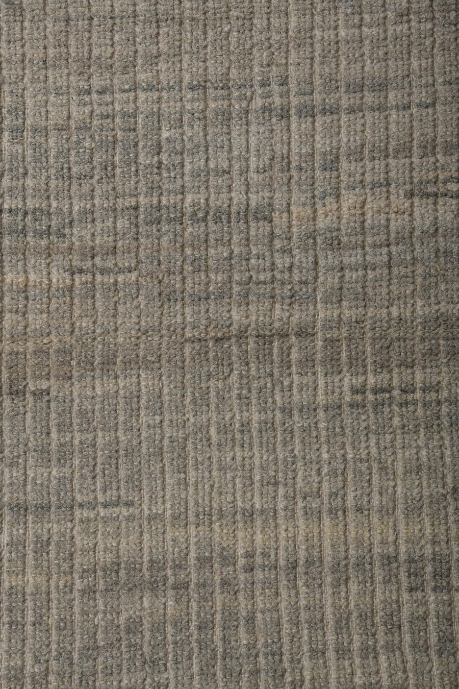 2' x 9' one-of-a-kind handmade vintage Tulu runner rug. Color palette: ivory, taupe, light gray, beige, greige, gray