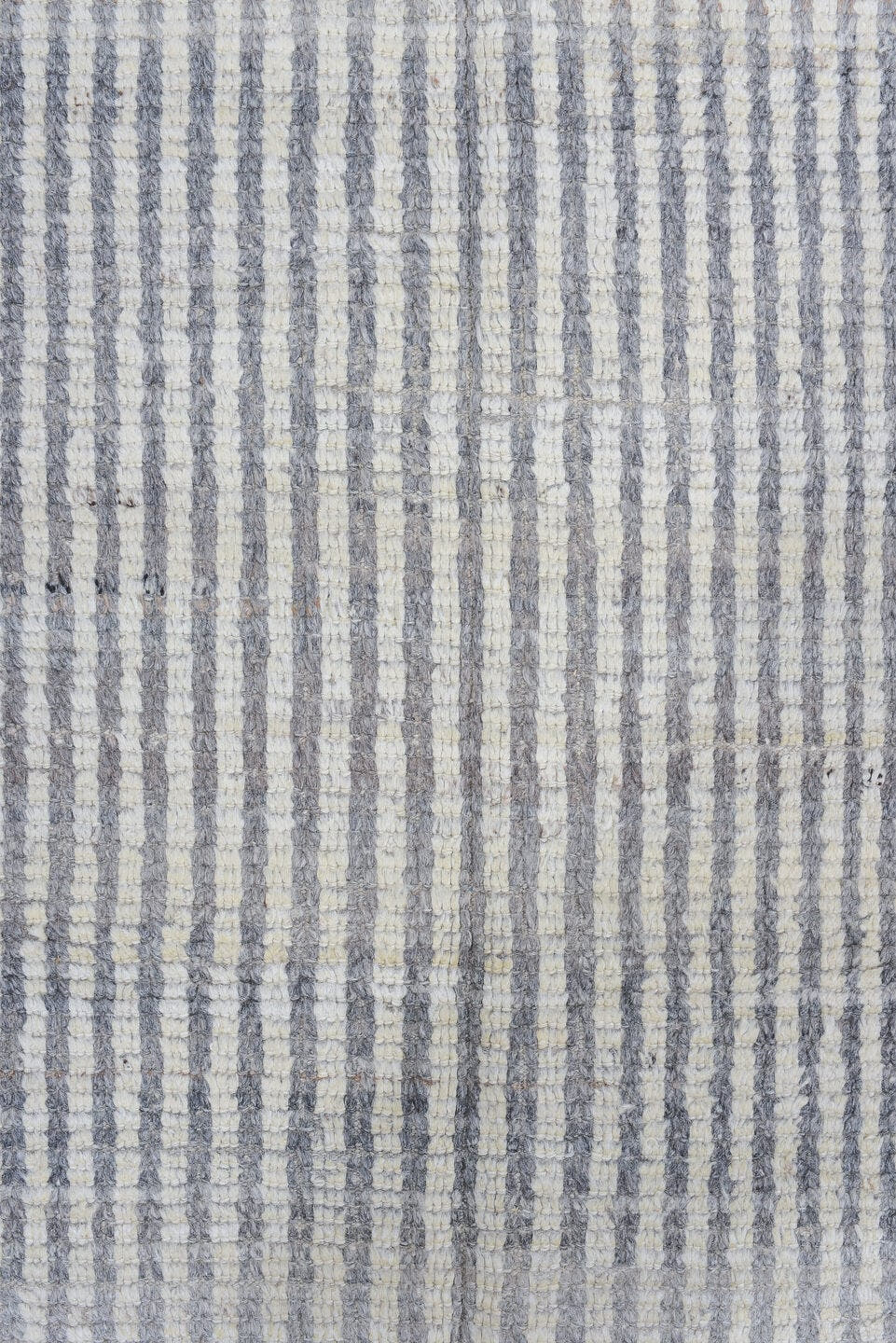 3' x 13' one-of-a-kind handmade vintage Tulu runner rug. Color palette: ivory, gray, taupe, beige, charcoal, black