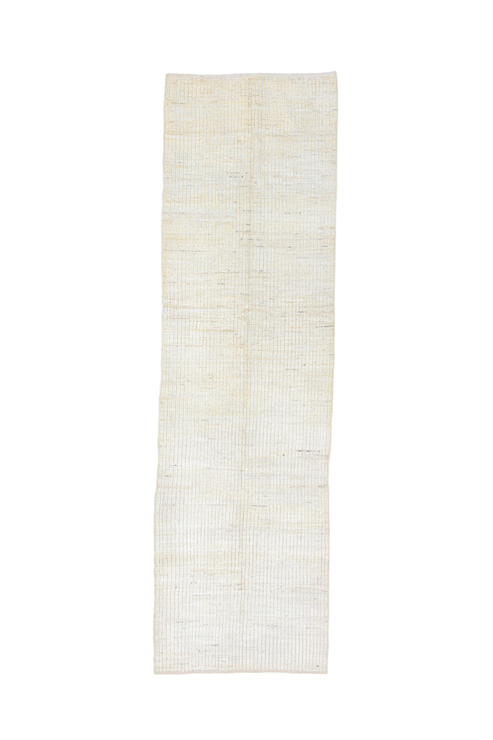 3' x 11' one-of-a-kind handmade vintage Tulu runner rug. Color palette: dark gray, gainsboro, gray, light blue, light gray