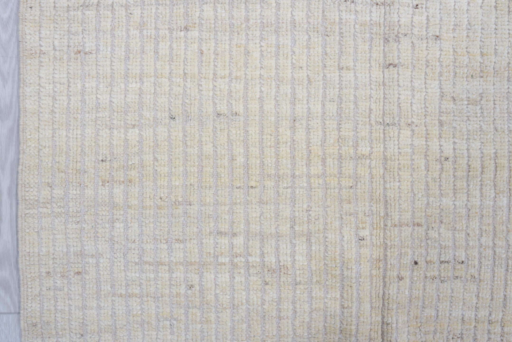 3' x 11' one-of-a-kind handmade vintage Tulu runner rug. Color palette: dark gray, gainsboro, gray, light blue, light gray