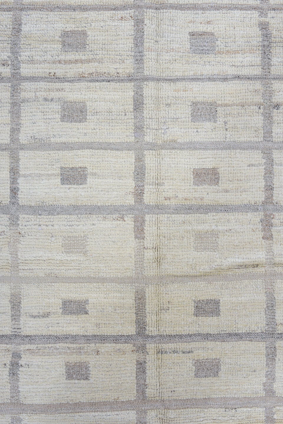 3' x 11' one-of-a-kind handmade vintage Tulu runner rug. Color palette: blue, dark gray, dim gray, gainsboro, gray