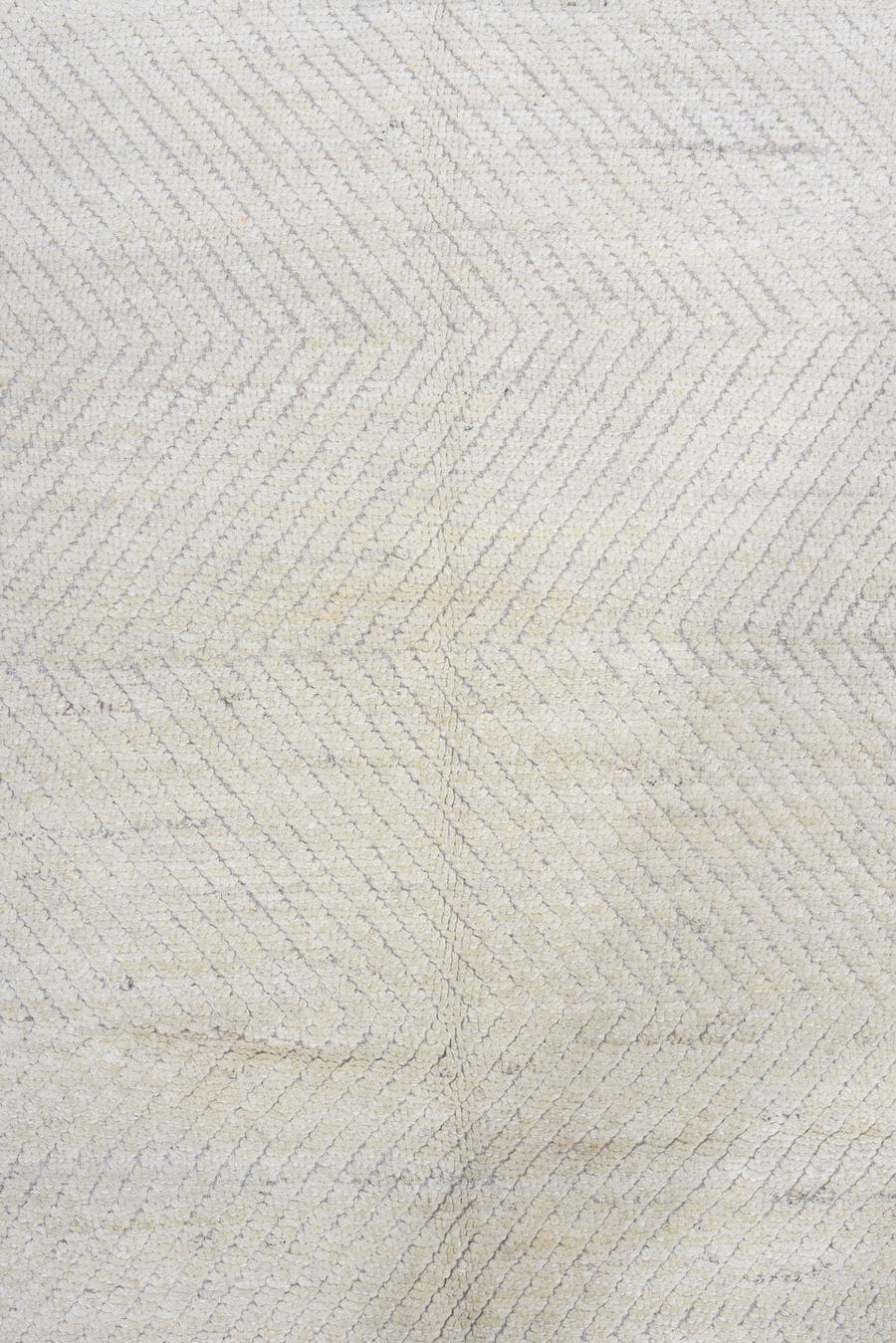 3' x 11' one-of-a-kind handmade vintage Tulu runner rug. Color palette: ivory, cream, taupe, light gray, beige, gray