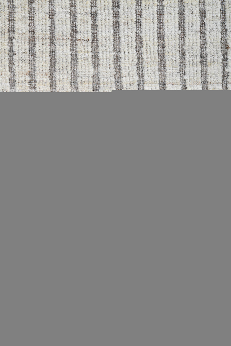 2' x 9' one-of-a-kind handmade vintage Tulu runner rug. Color palette: dark gray, dim gray, gainsboro, gray, light gray