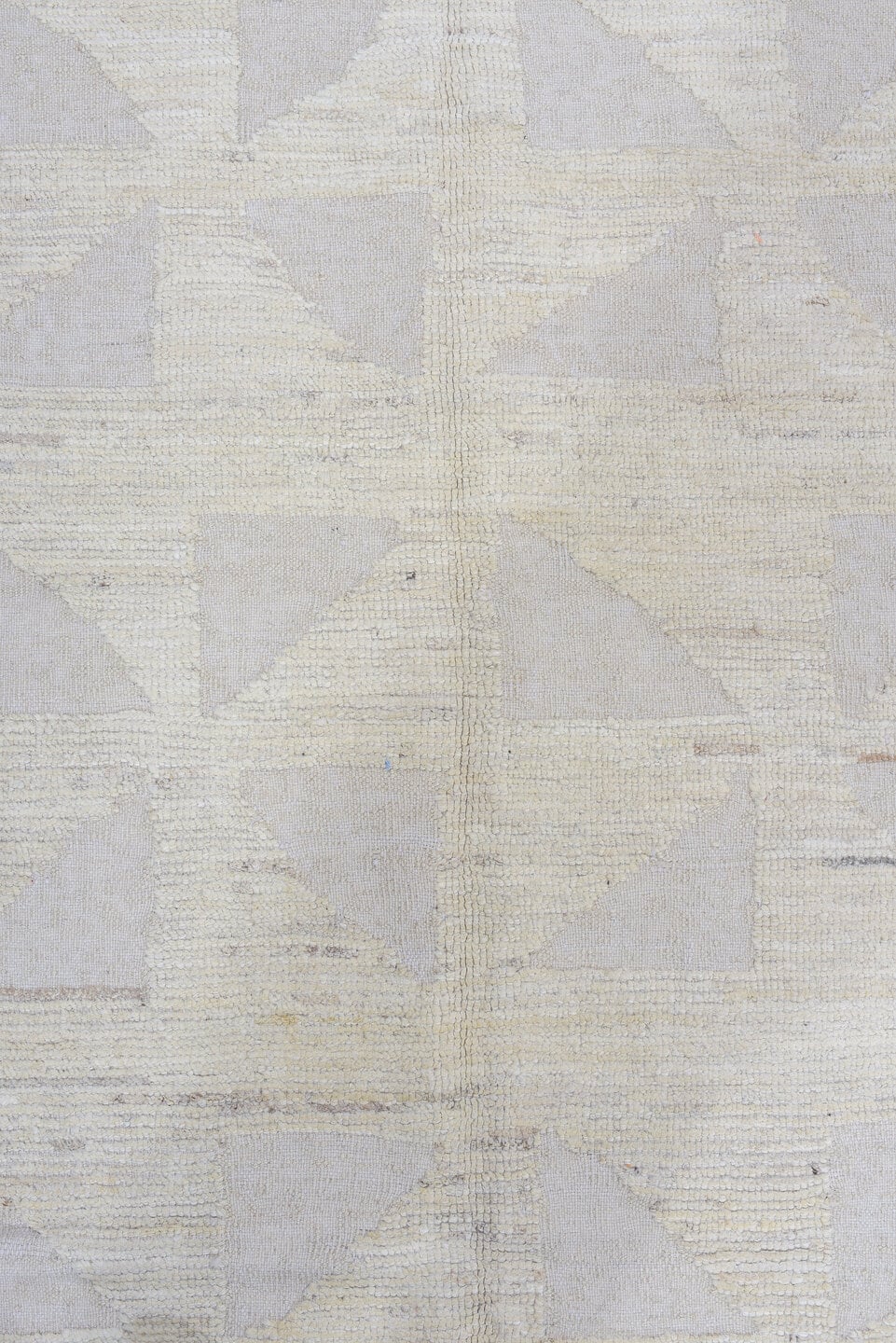 3' x 11' one-of-a-kind handmade vintage Tulu runner rug. Color palette: ivory, cream, beige, taupe, camel, gray