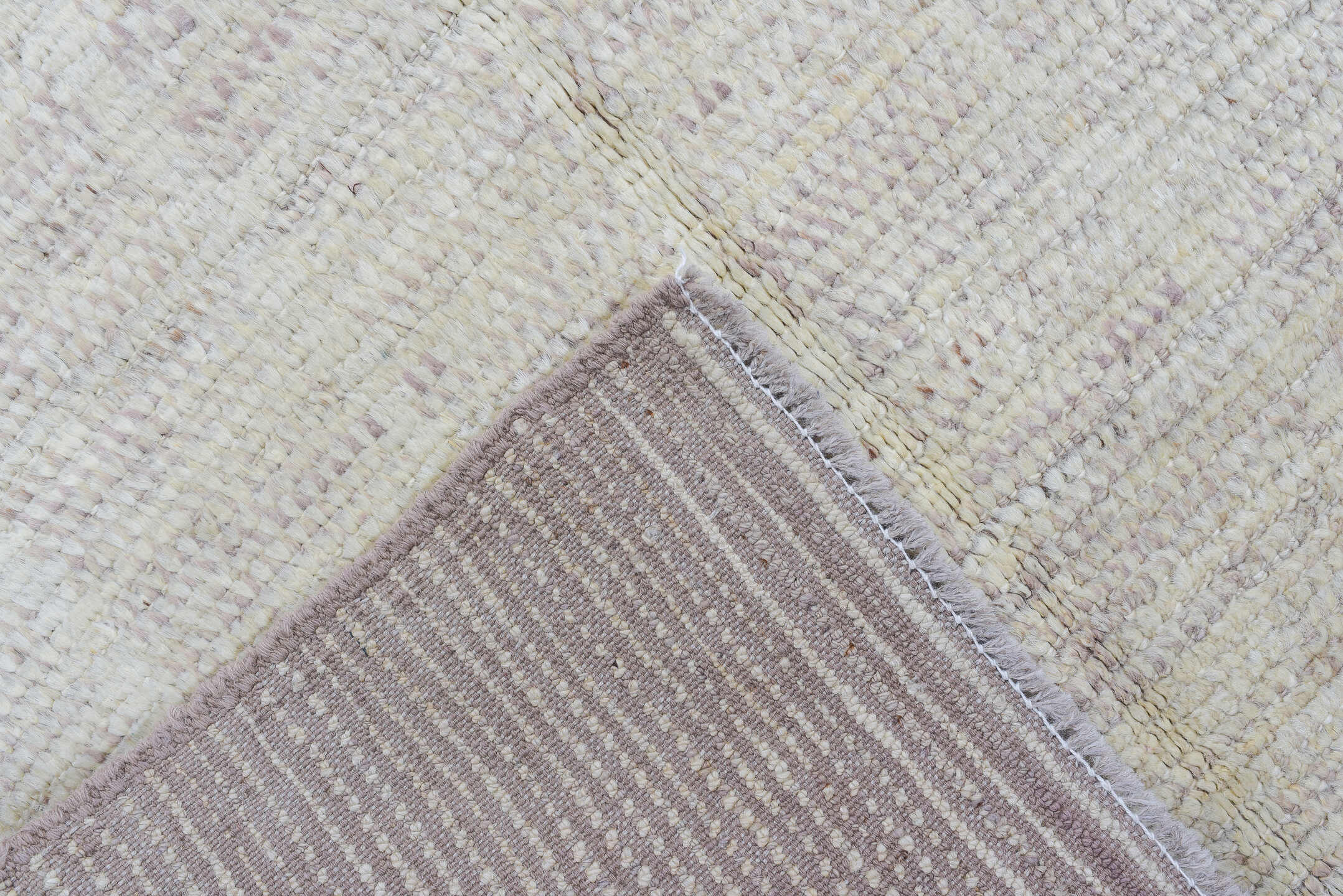 2' x 9' one-of-a-kind handmade vintage Tulu runner rug. Color palette: ivory, taupe, gray, cream, charcoal, beige, black