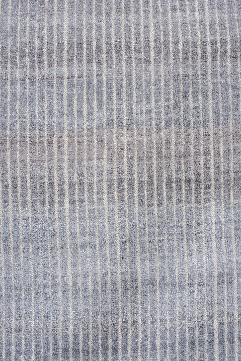 2' x 9' one-of-a-kind handmade vintage Tulu runner rug. Color palette: gray, ivory, charcoal, slate, black