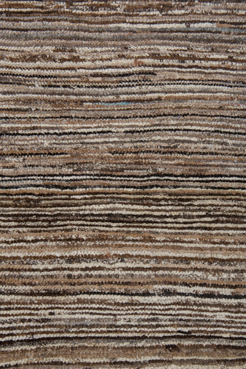 2' x 9' one-of-a-kind handmade vintage Tulu runner rug. Color palette: ivory, brown, taupe, camel, charcoal, beige, gray