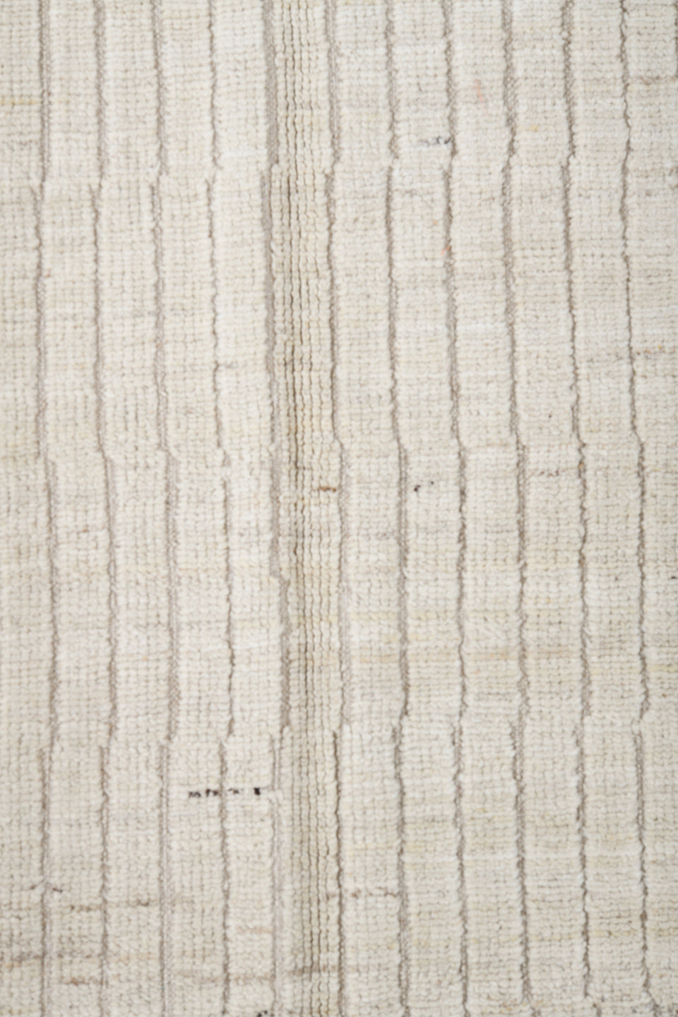 3' x 11' one-of-a-kind handmade vintage Tulu runner rug. Color palette: black, dark gray, gainsboro, gray, light gray, linen