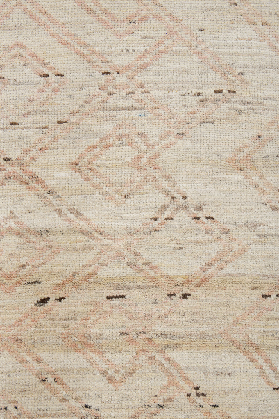 2' x 10' one-of-a-kind handmade vintage Tulu runner rug. Color palette: brown, dark gray, gainsboro, gray, light gray