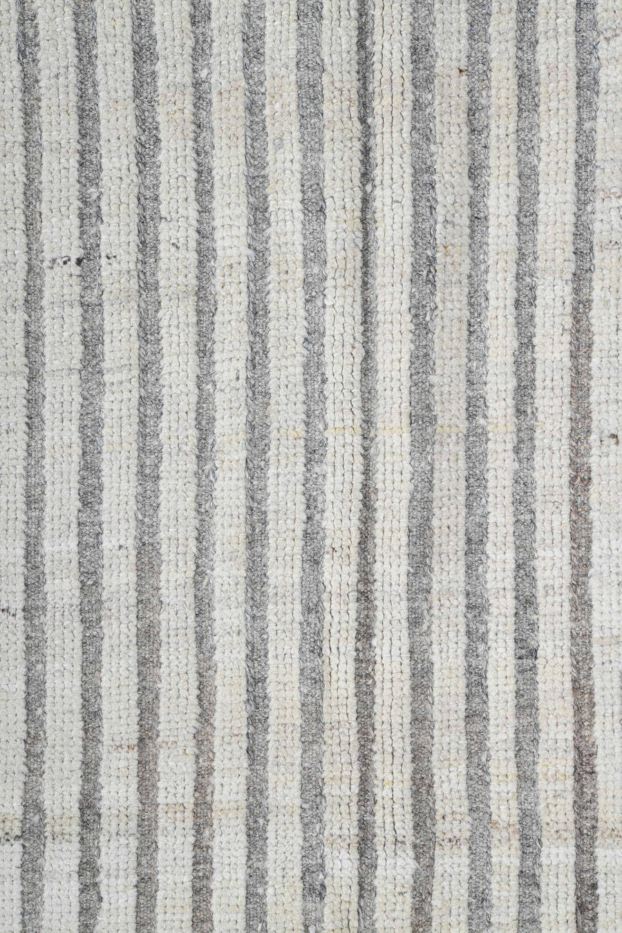 2' x 10' one-of-a-kind handmade vintage Tulu runner rug. Color palette: ivory, gray, taupe, cream, beige
