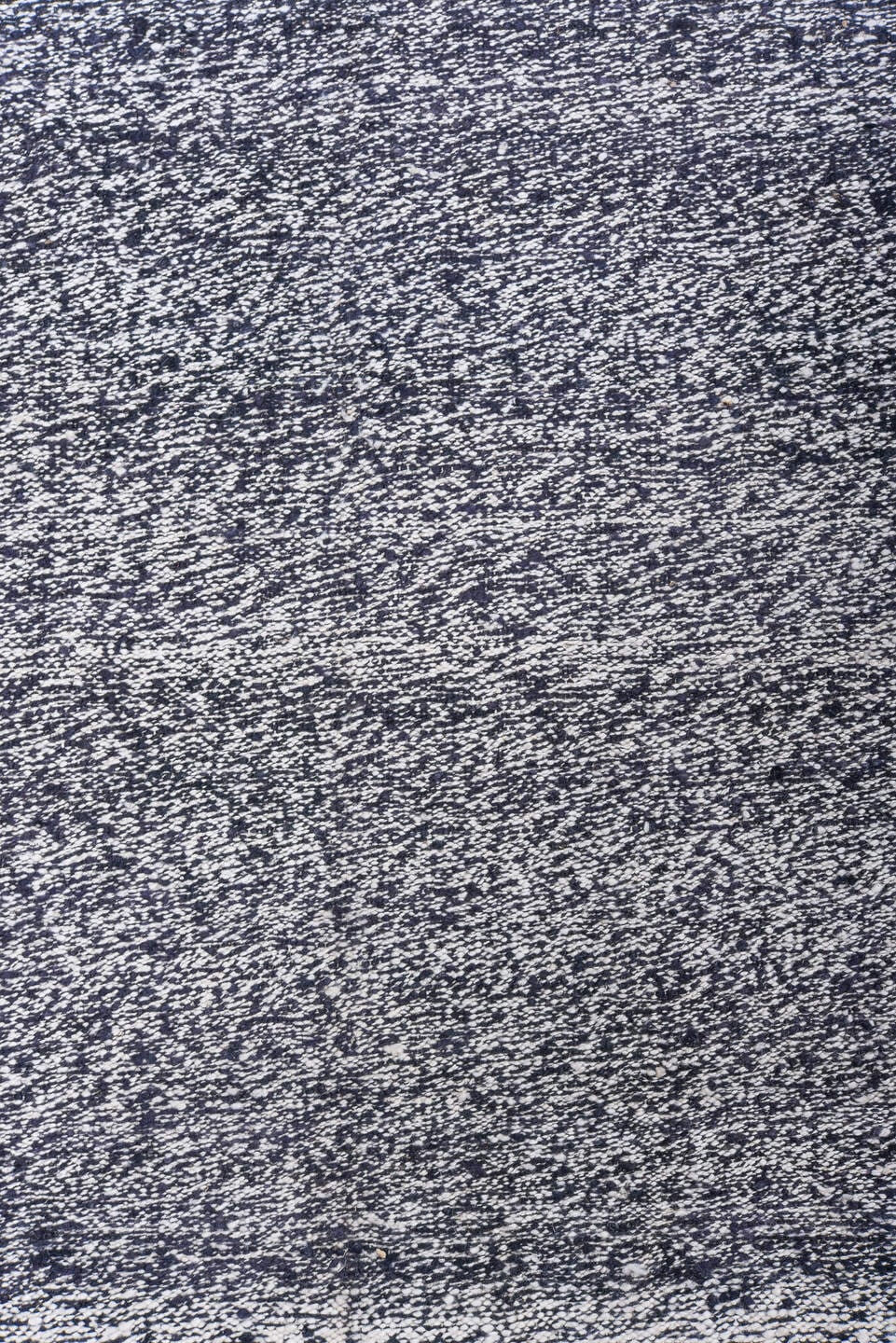 9' x 12' one-of-a-kind handmade vintage Tulu large size rug. Color palette: gray, charcoal, ivory, black