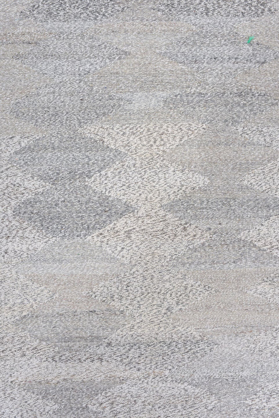 2' x 12' one-of-a-kind handmade vintage Kilim runner rug. Color palette: ivory, gray, taupe, cream, beige