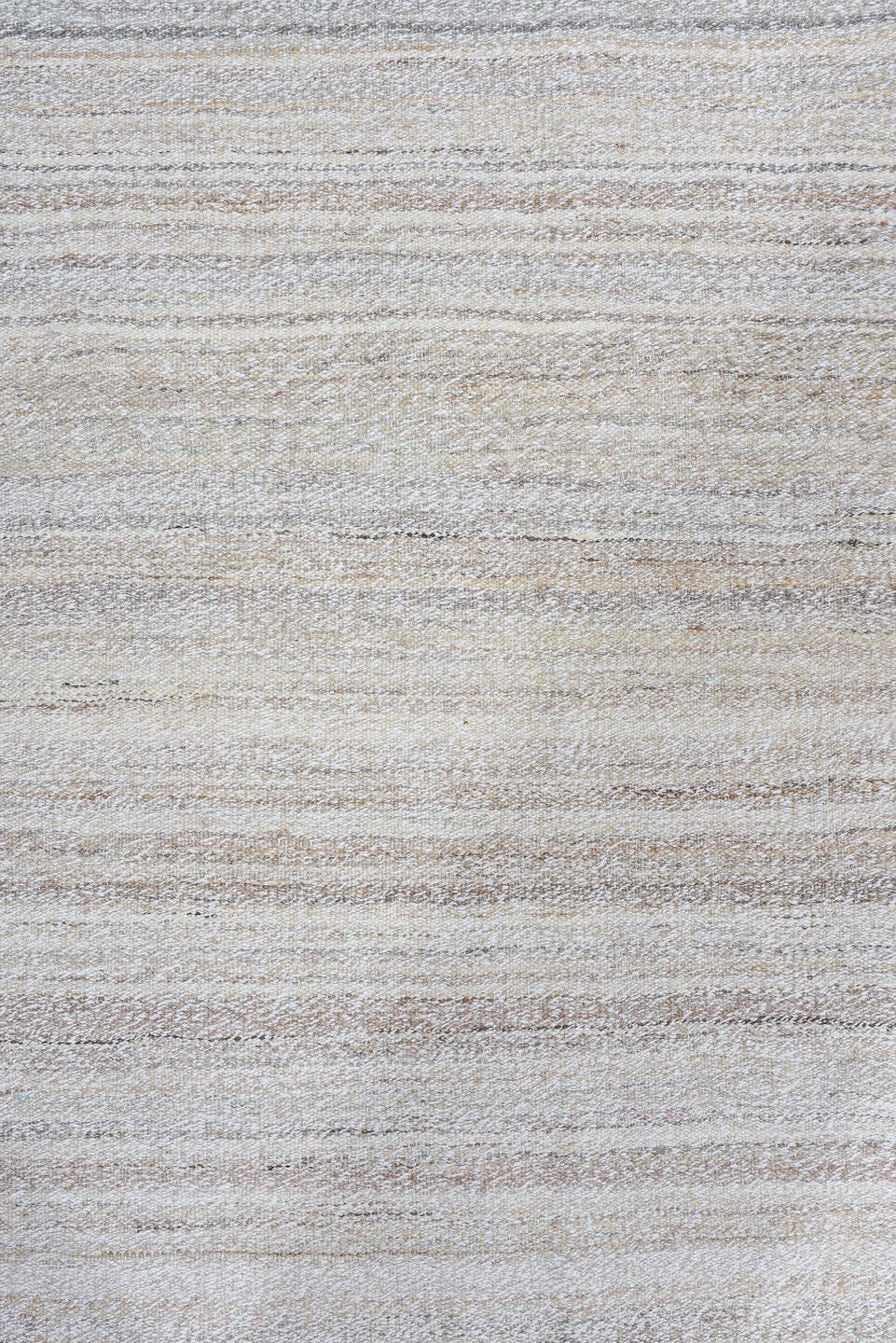 2' x 5' one-of-a-kind handmade vintage Kilim small size rug. Color palette: ivory, cream, taupe, light_gray, beige, gray