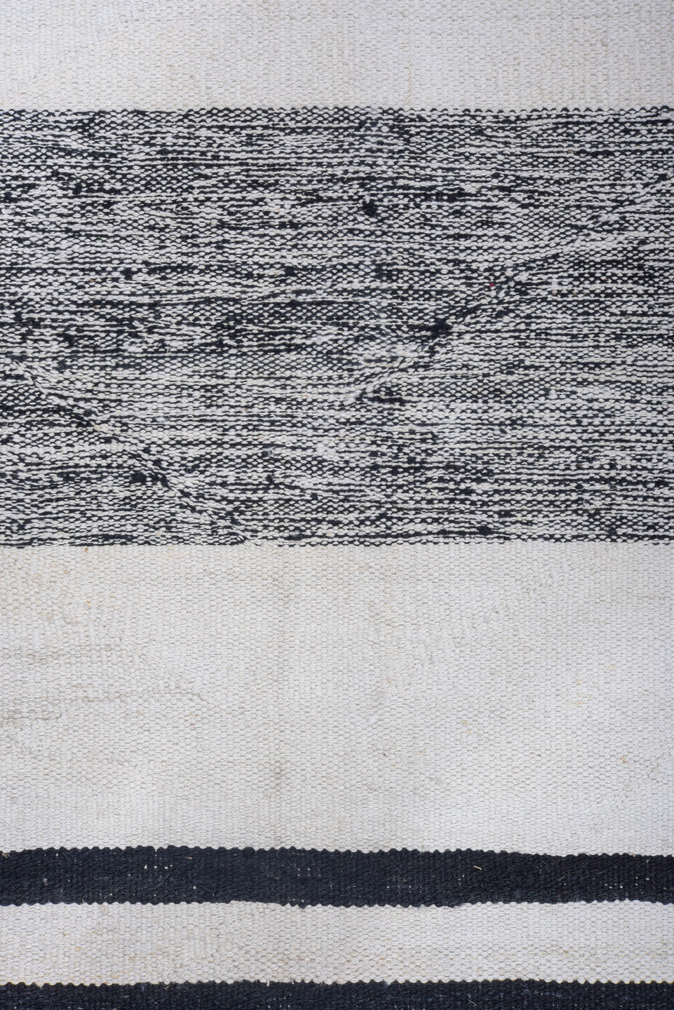 11' x 15' one-of-a-kind handmade vintage Tulu oversize rug. Color palette: blue, dark gray, gainsboro, gray, light gray