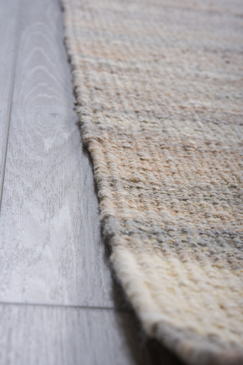 9' x 11' one-of-a-kind handmade vintage Kilim large size rug. Color palette: ivory, pale blue, taupe, charcoal, cream, slate