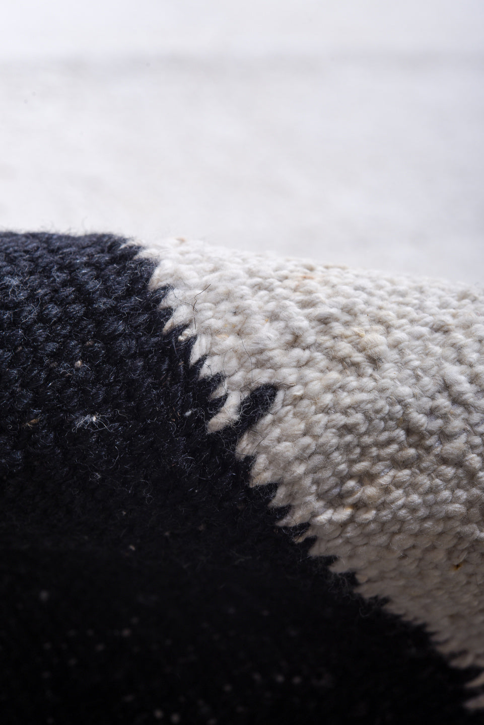 12' x 18' one-of-a-kind handmade vintage Kilim oversize rug. Color palette: alice blue, azure, blue, fiord, gainsboro