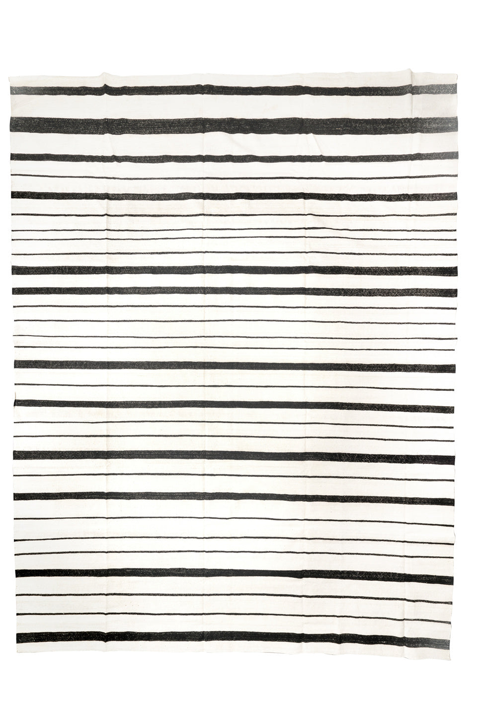 14' x 18' one-of-a-kind handmade vintage Tulu oversize rug. Color palette: black, charcoal, gainsboro, gray, lavender blush