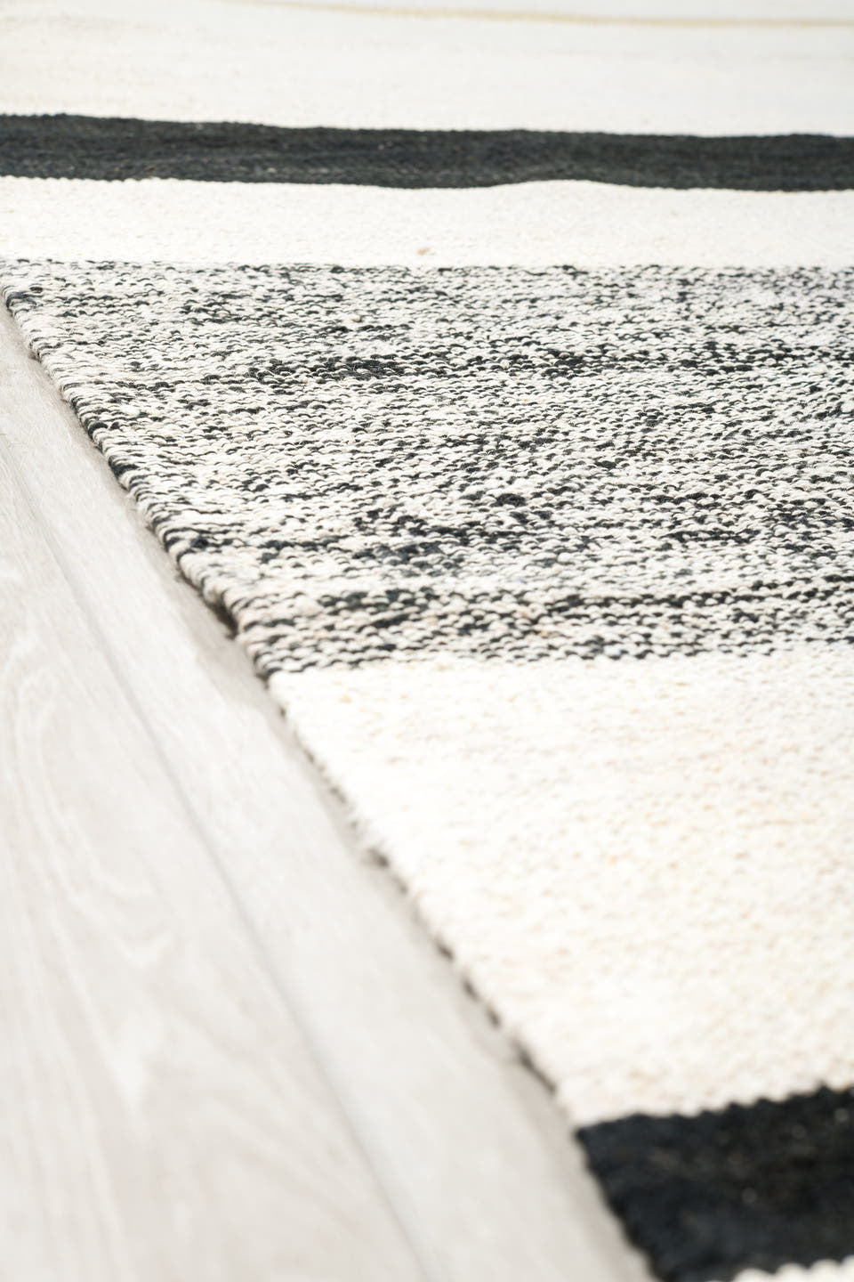13' x 19' one-of-a-kind handmade vintage Kilim oversize rug. Color palette: ivory, black, charcoal, cream, gray