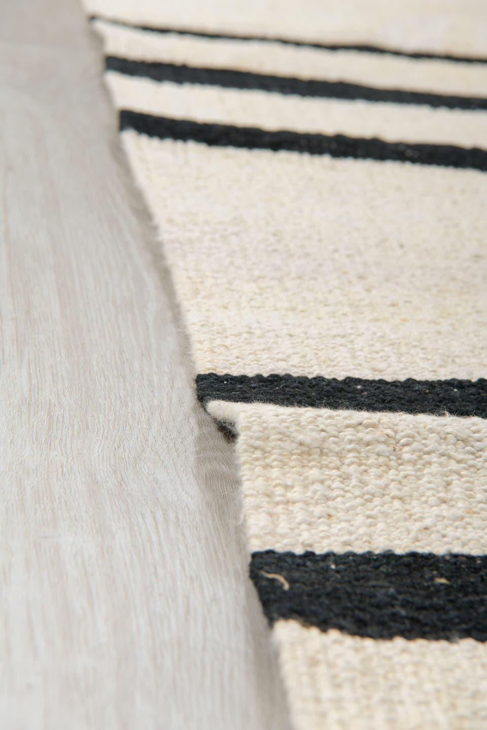10' x 13' one-of-a-kind handmade vintage Kilim large size rug. Color palette: ivory, charcoal, gray, black