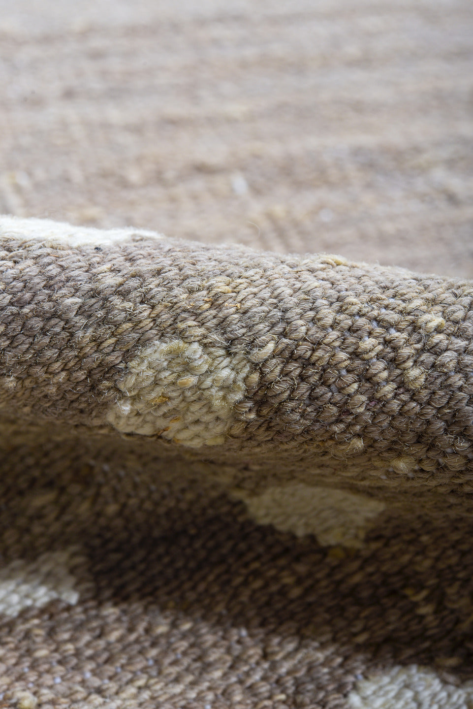 8' x 9' one-of-a-kind handmade vintage Kilim rug. Color palette: black, brown, dim gray, gray, light blue, light gray