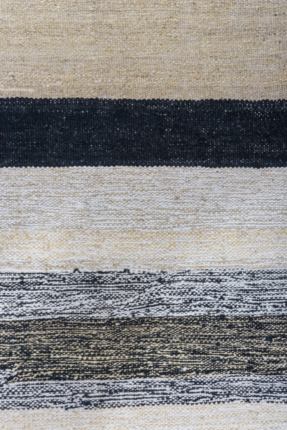 11' x 14' one-of-a-kind handmade vintage Kilim oversize rug. Color palette: blue, dark gray, dim gray, gainsboro, gray