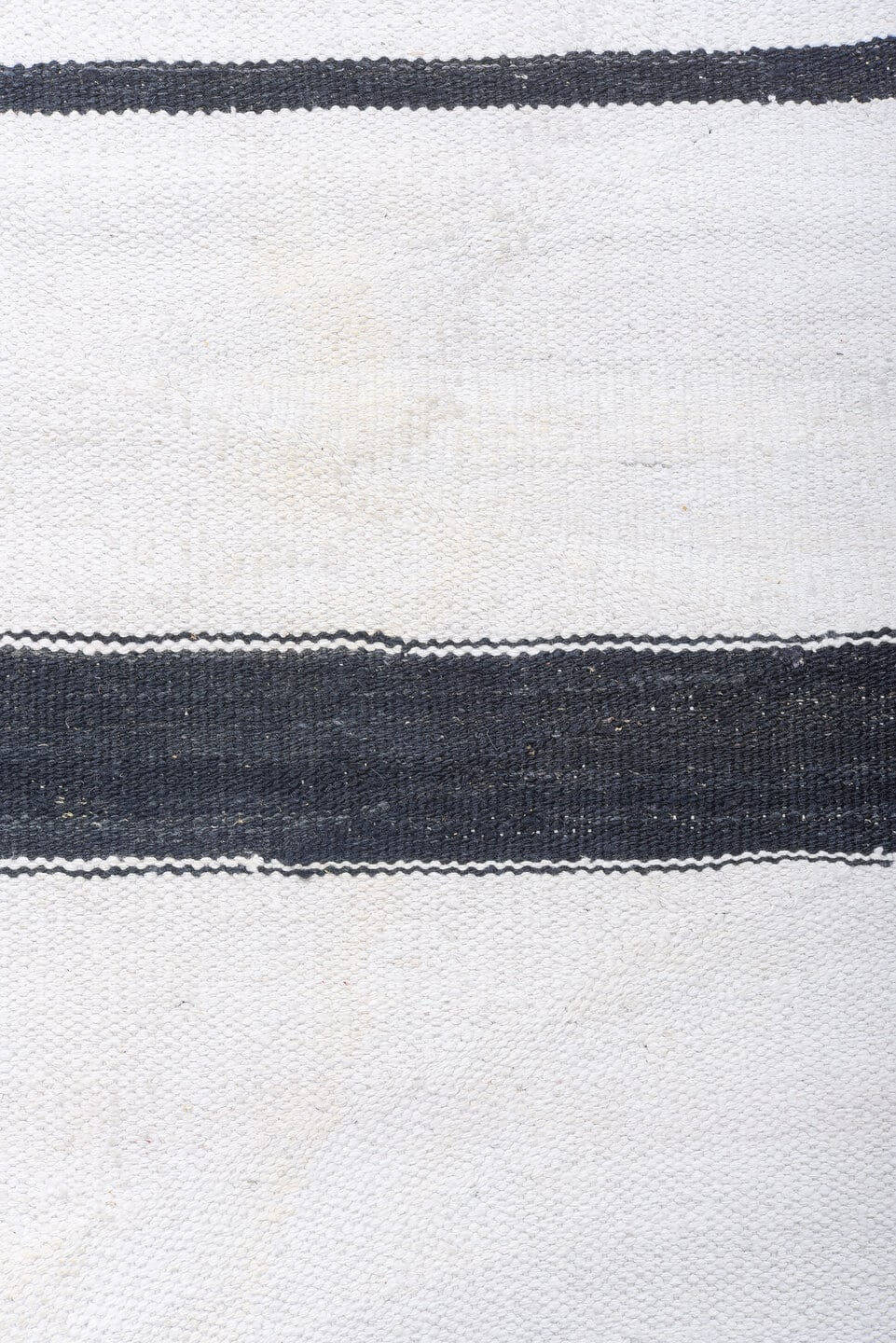 13' x 19' one-of-a-kind handmade vintage Kilim oversize rug. Color palette: ivory, charcoal, rose, gray, black, pink, red