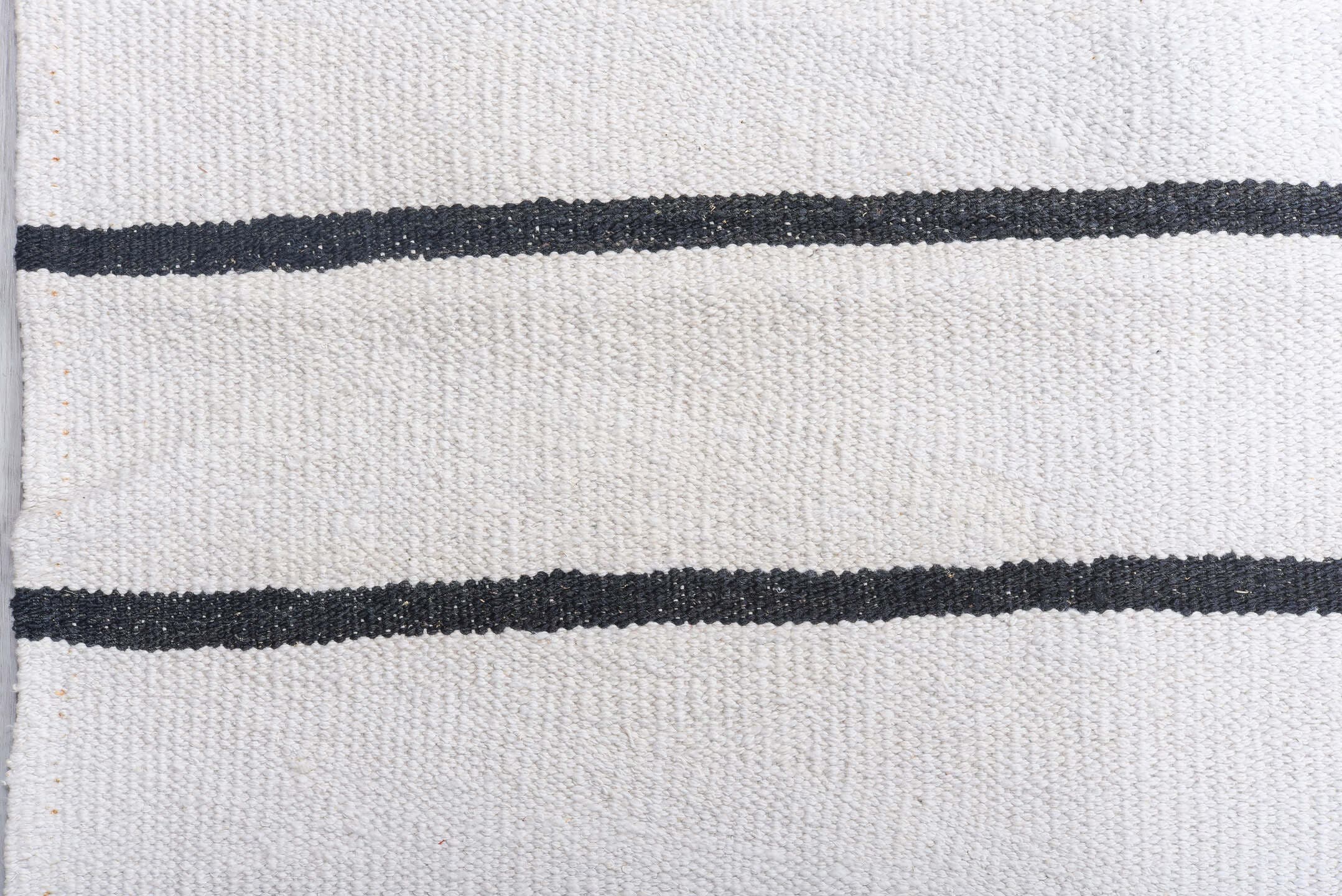 13' x 19' one-of-a-kind handmade vintage Kilim oversize rug. Color palette: ivory, charcoal, rose, gray, black, pink, red