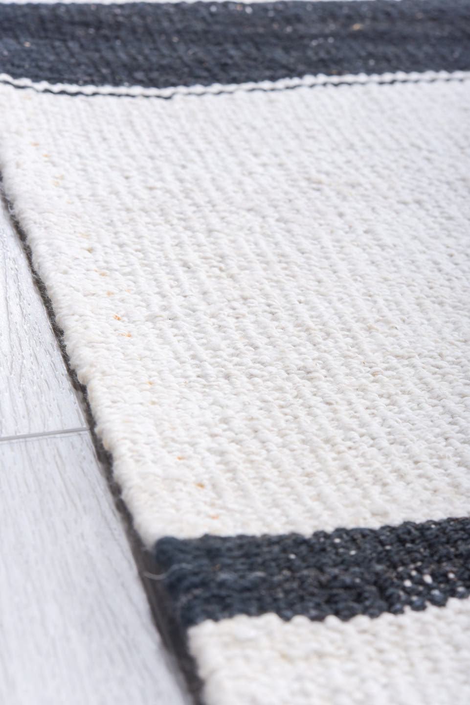 13' x 19' one-of-a-kind handmade vintage Kilim oversize rug. Color palette: ivory, charcoal, rose, gray, black, pink, red