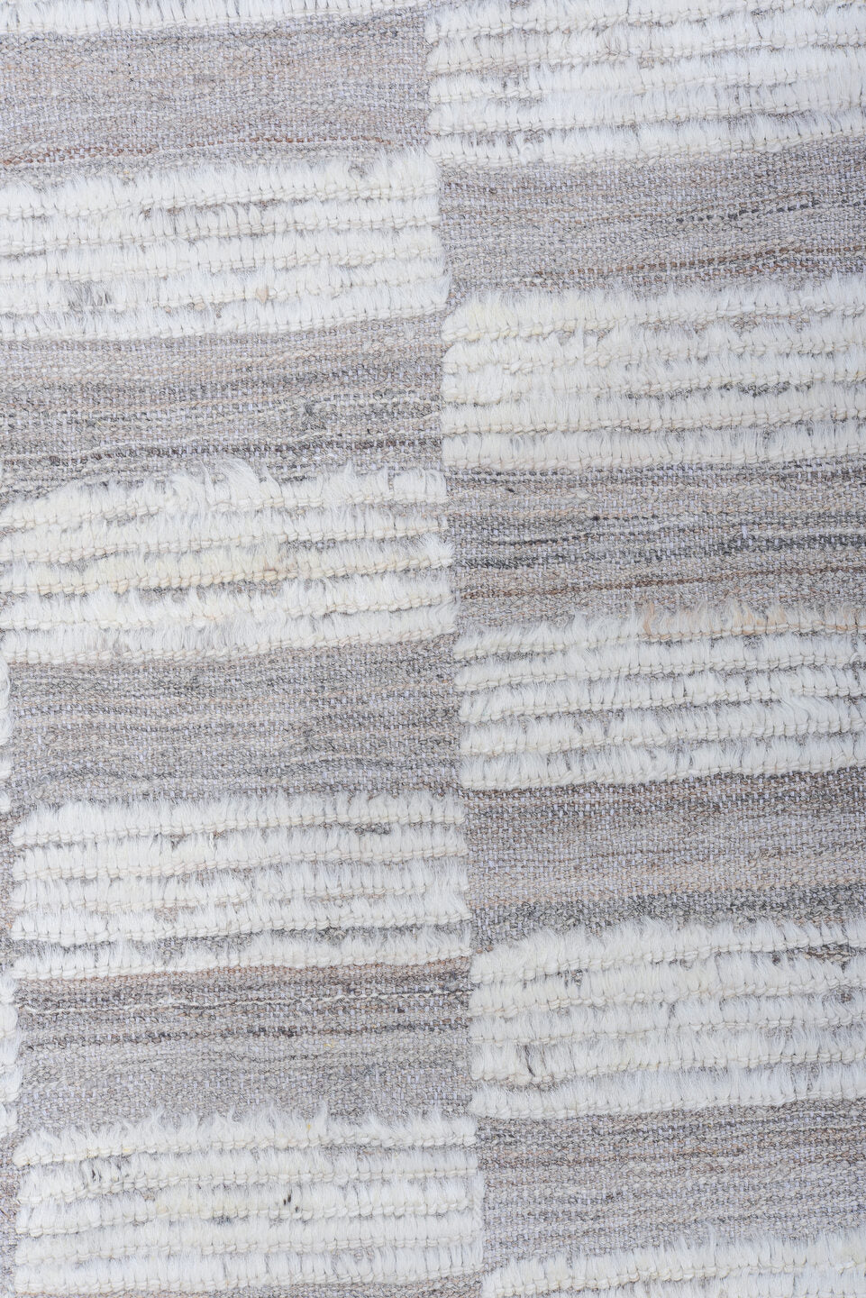 6' x 9' one-of-a-kind handmade vintage Tulu medium size rug. Color palette: blue, dark gray, dim gray, gainsboro, gray