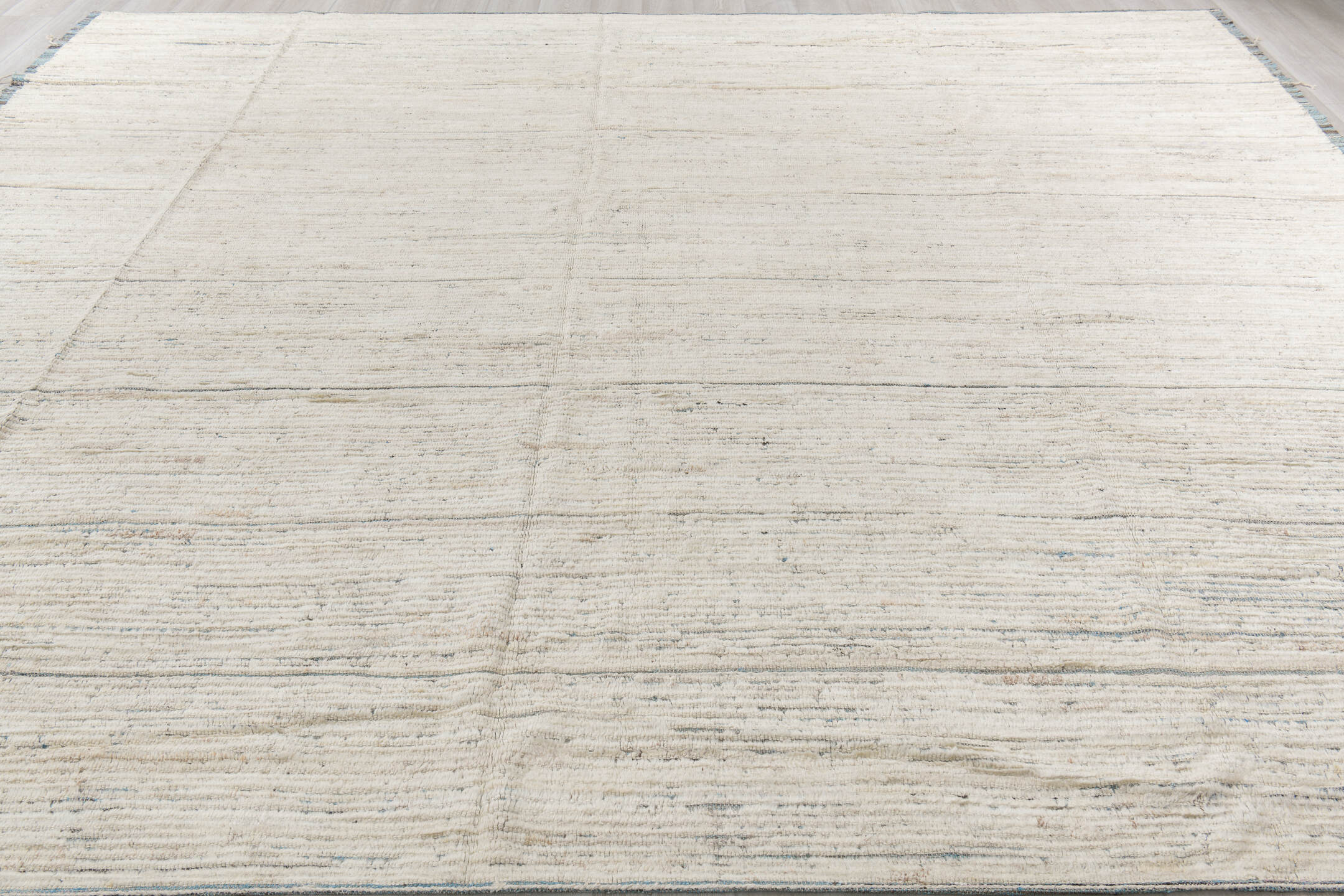 11' x 12' one-of-a-kind handmade vintage Tulu oversize rug. Color palette: black, dark gray, dim gray, gray, light gray