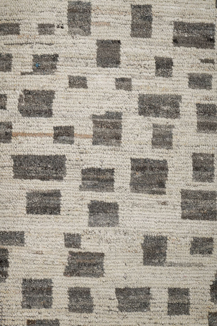 8' x 10' one-of-a-kind handmade vintage Tulu large size rug. Color palette: ivory, taupe, stone gray, cream, greige, beige