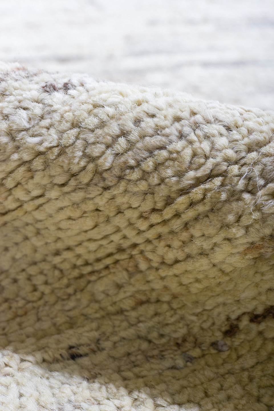 9' x 14' one-of-a-kind handmade vintage Tulu large size rug. Color palette: dark gray, dim gray, gray, light blue