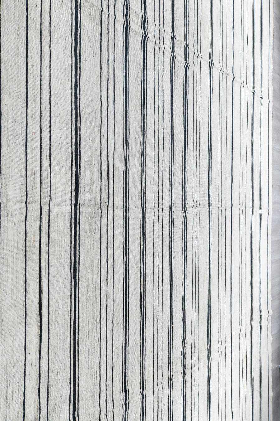 13' x 19' one-of-a-kind handmade vintage Tulu oversize rug. Color palette: ivory, charcoal, teal, taupe, gray, black, beige