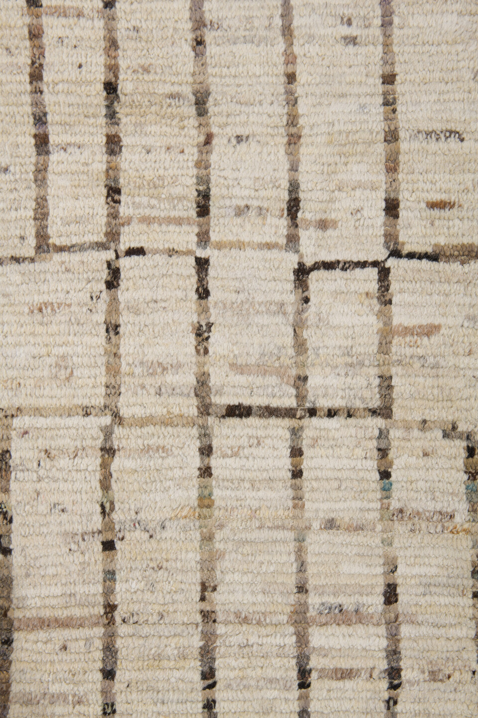 10' x 14' one-of-a-kind handmade vintage Tulu large size rug. Color palette: black, brown, dark gray, gainsboro, gray