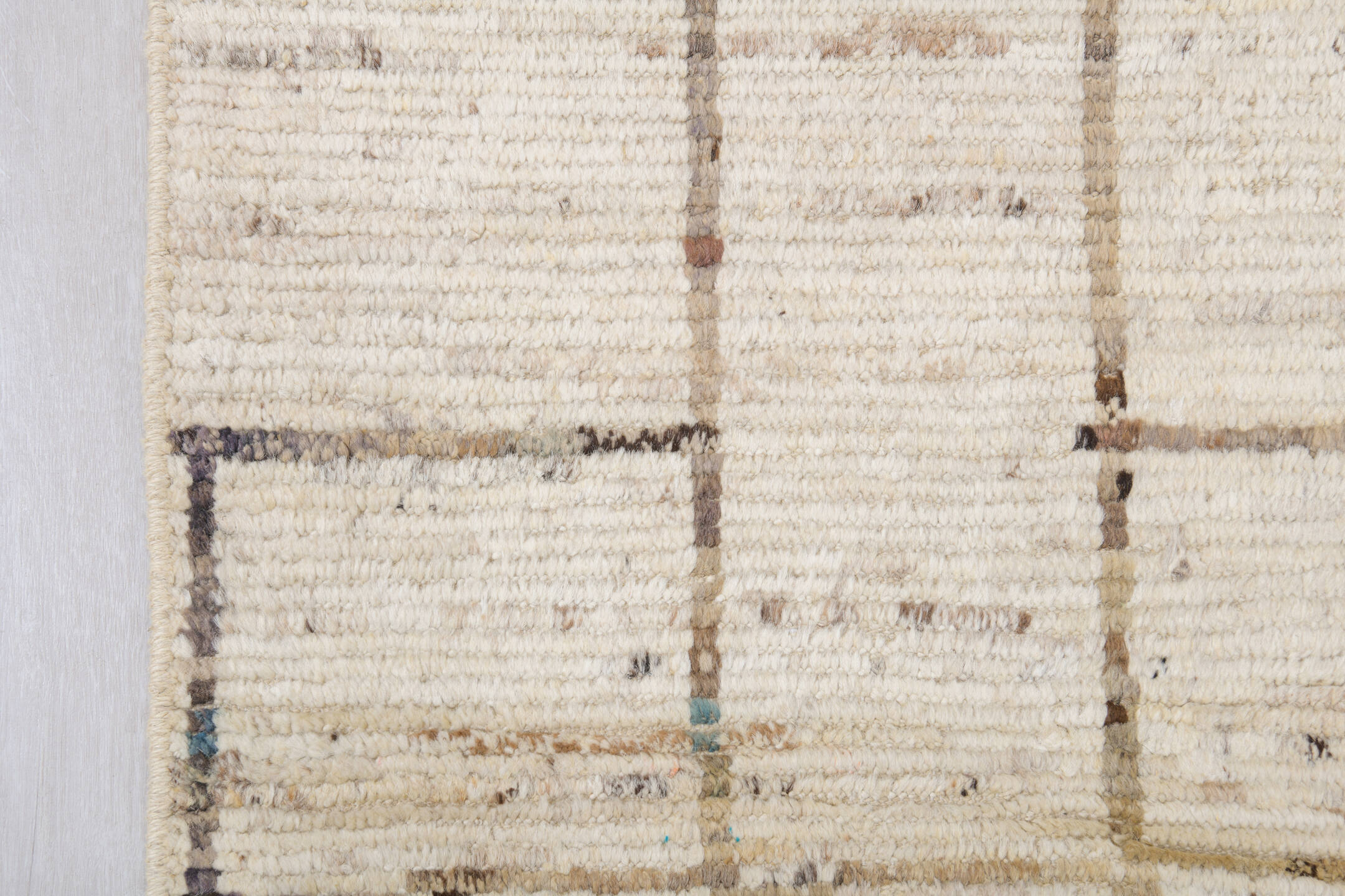 10' x 14' one-of-a-kind handmade vintage Tulu large size rug. Color palette: black, brown, dark gray, gainsboro, gray