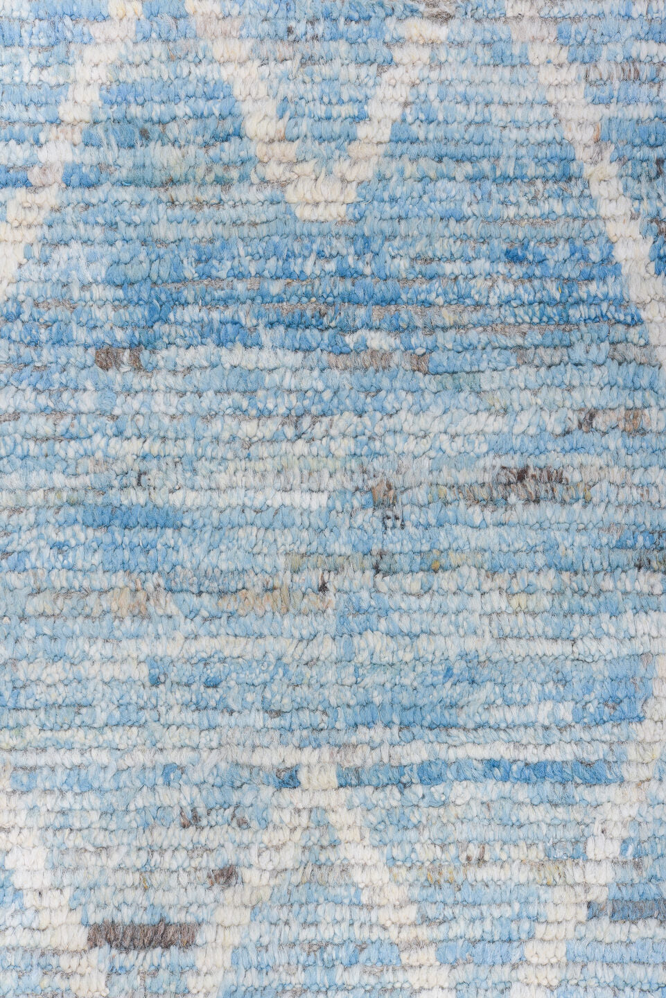 10' x 13' one-of-a-kind handmade vintage Tulu large size rug. Color palette: black, blue, charcoal, dark gray, dim gray