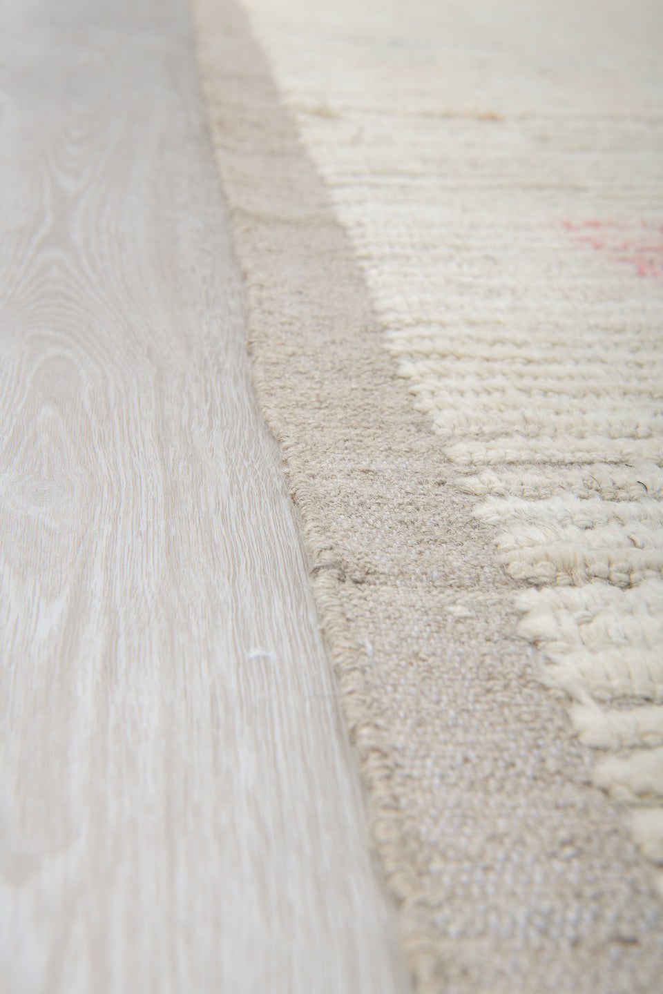 8' x 11' one-of-a-kind handmade vintage Tulu large size rug. Color palette: antiquewhite, dim gray, gray, light gray, linen