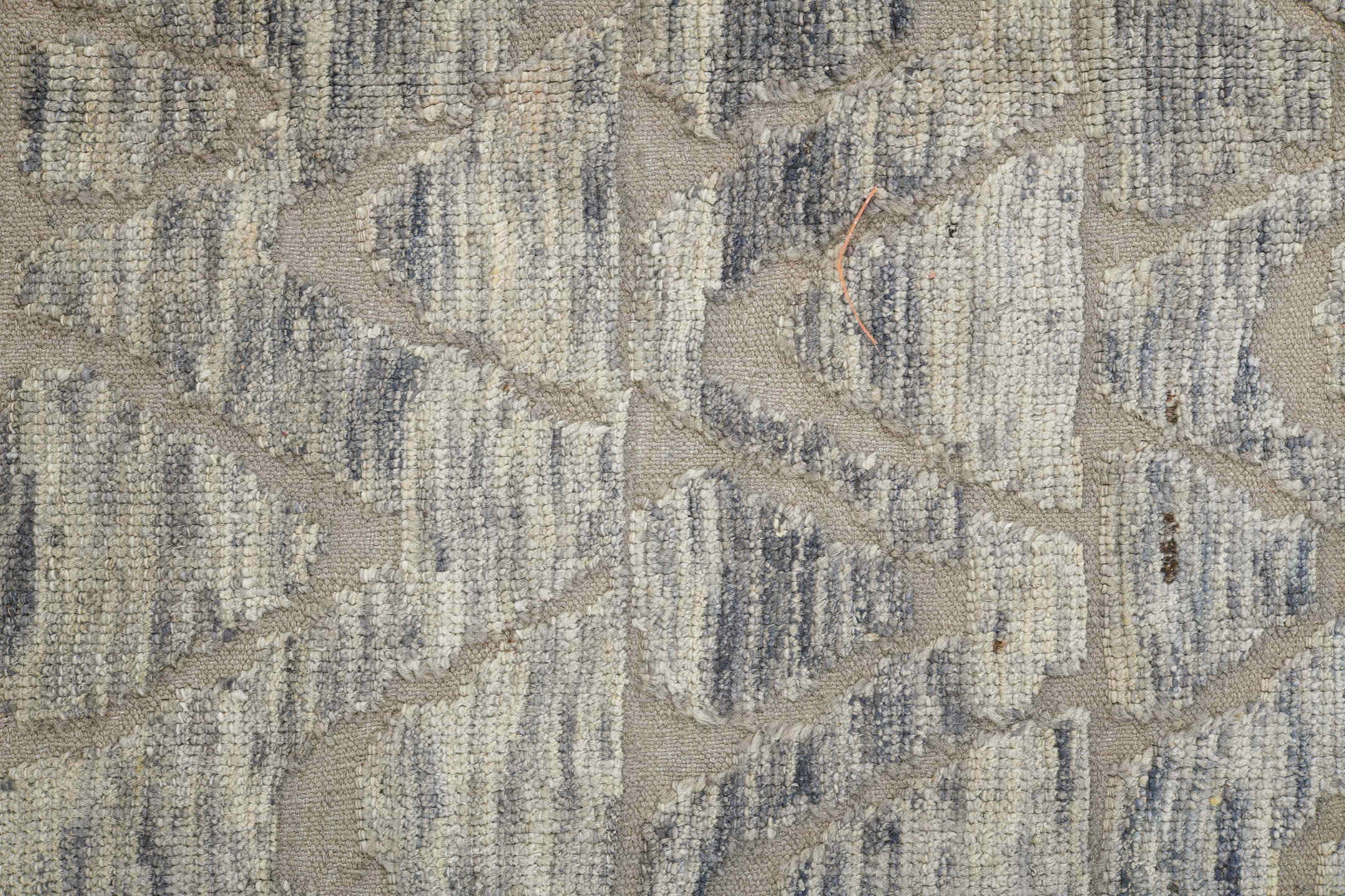 9' x 12' one-of-a-kind handmade vintage Tulu large size rug. Color palette: black, dark gray, dim gray, gainsboro, gray