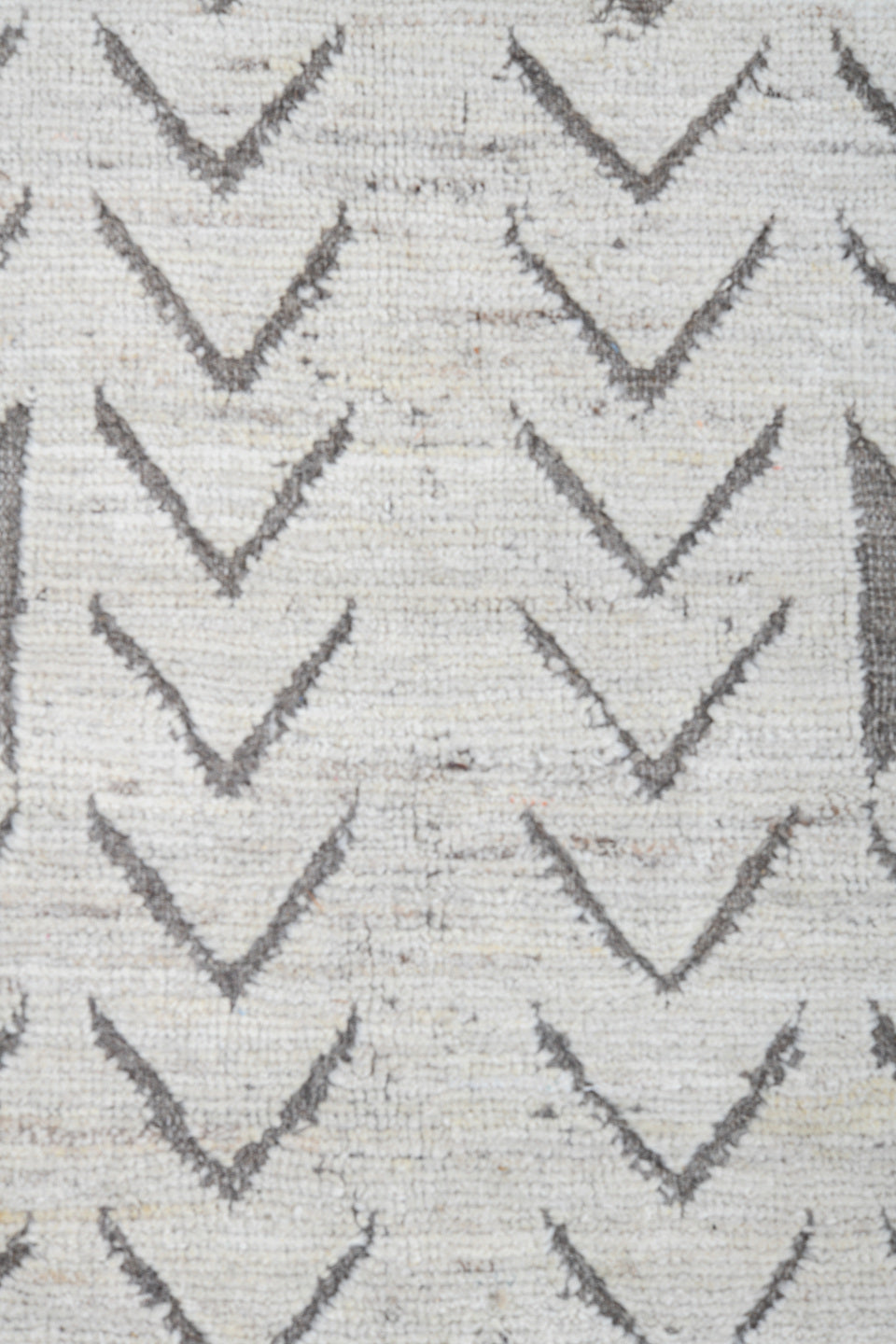 9' x 11' one-of-a-kind handmade vintage Tulu large size rug. Color palette: black, dark gray, dim gray, gainsboro, gray