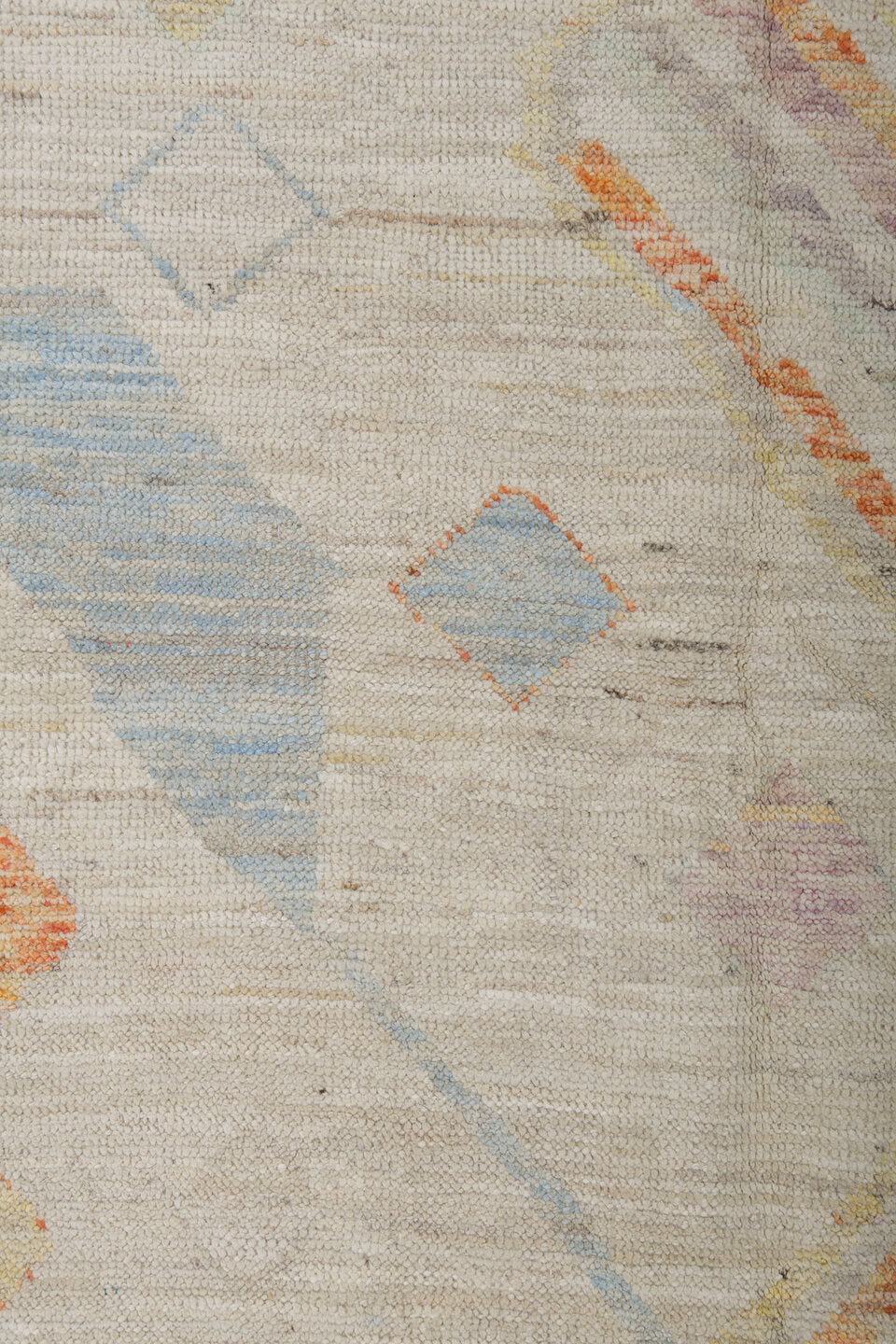 5' x 6' one-of-a-kind handmade vintage Tulu rug. Color palette: brown, dark gray, dim gray, gainsboro, gray, light gray