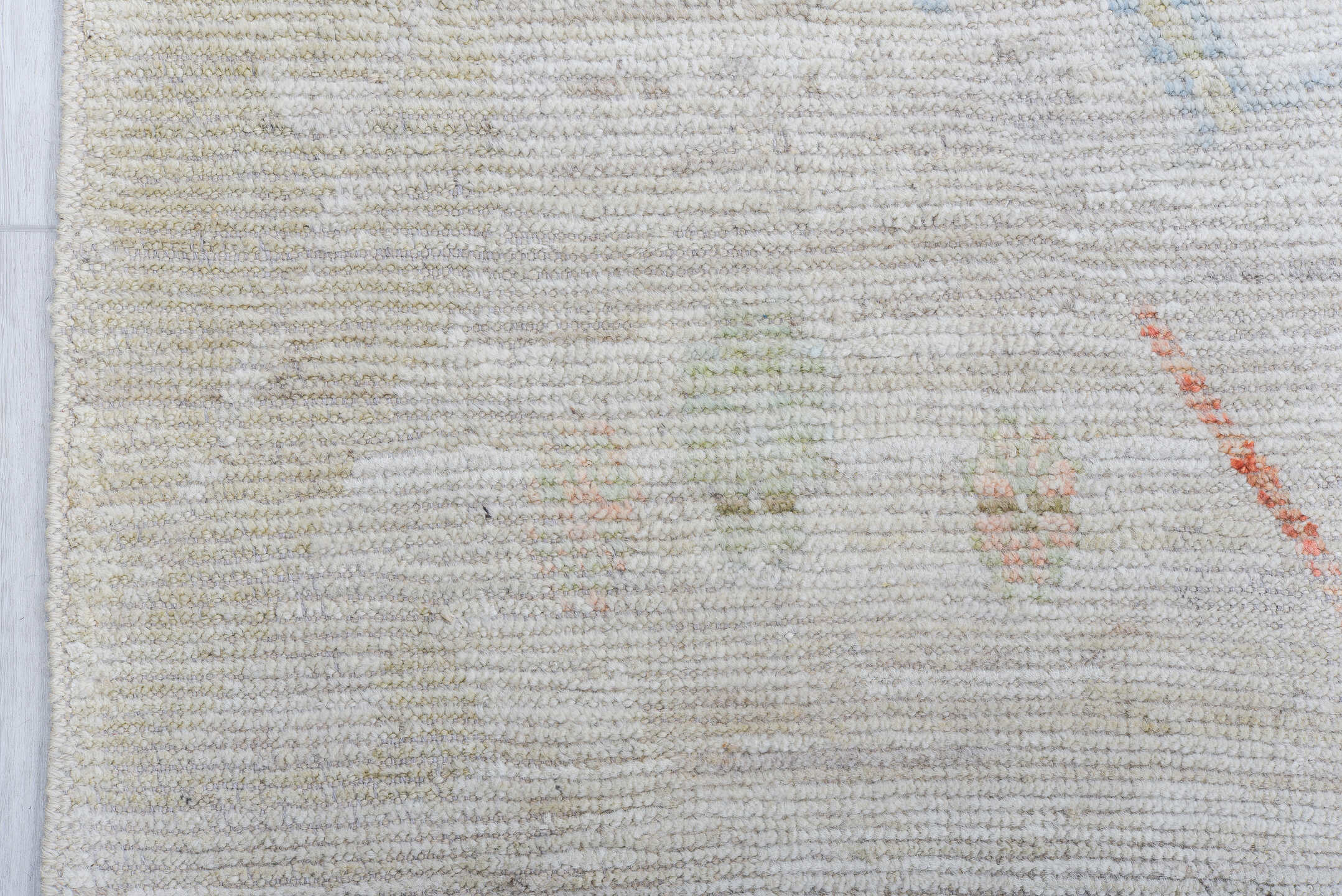 10' x 13' one-of-a-kind handmade vintage Tulu large size rug. Color palette: dark gray, gainsboro, gray, light gray