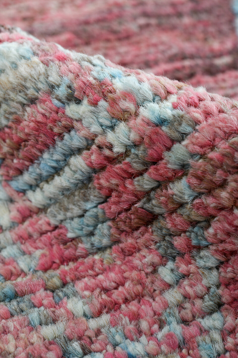 7' x 10' one-of-a-kind handmade vintage Tulu large size rug. Color palette: black, brown, dark gray, gainsboro, gray