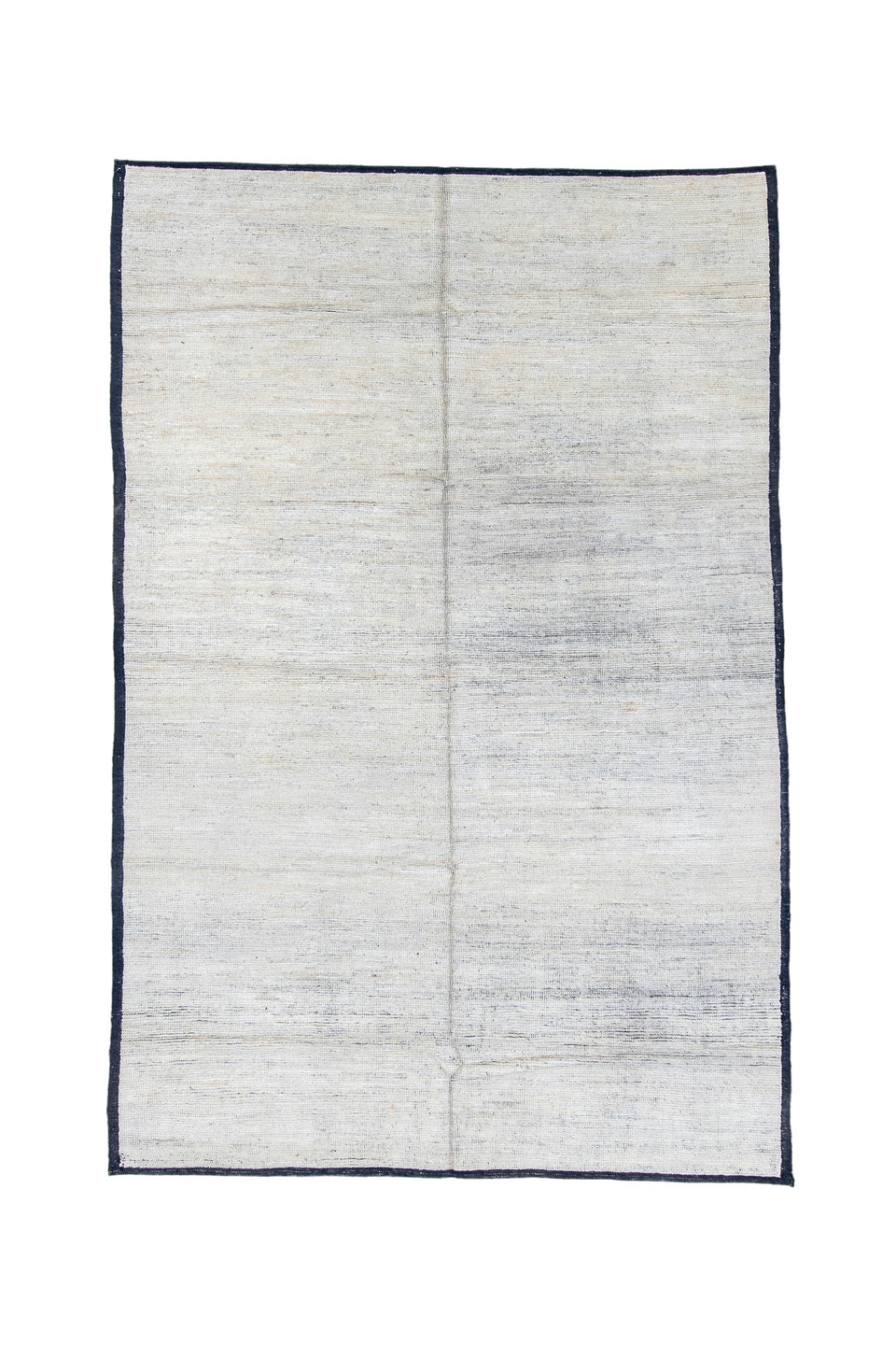 6' x 9' one-of-a-kind handmade vintage Tulu medium size rug. Color palette: blue, dark gray, fiord, gainsboro, gray