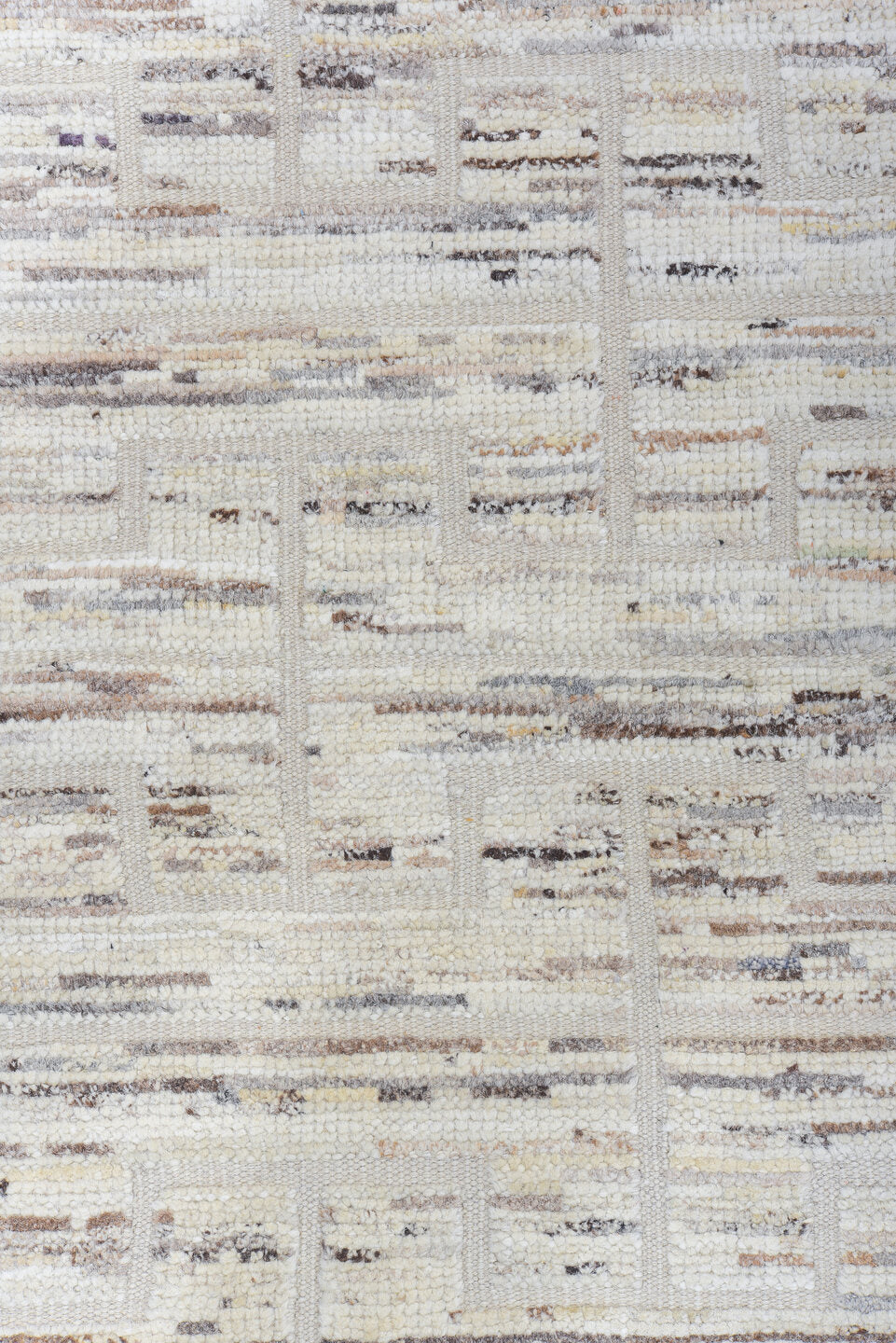 10' x 14' one-of-a-kind handmade vintage Tulu large size rug. Color palette: black, blue, dark gray, gainsboro, gray