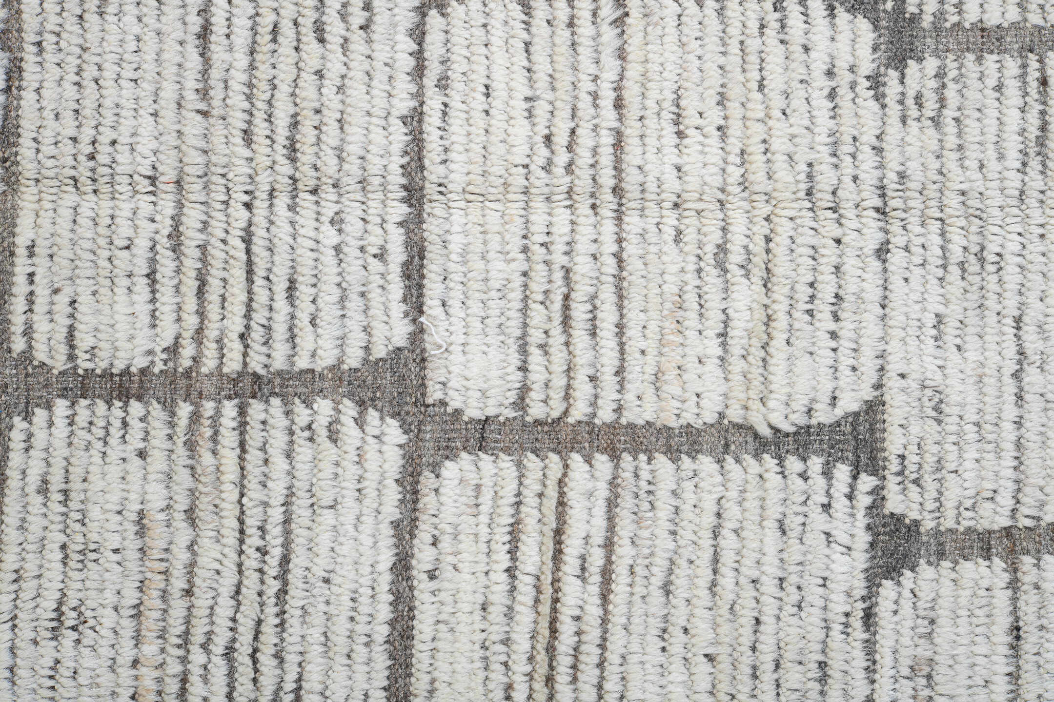 16' x 20' one-of-a-kind handmade vintage Tulu oversize rug. Color palette: black, charcoal, dark gray, dim gray, gainsboro