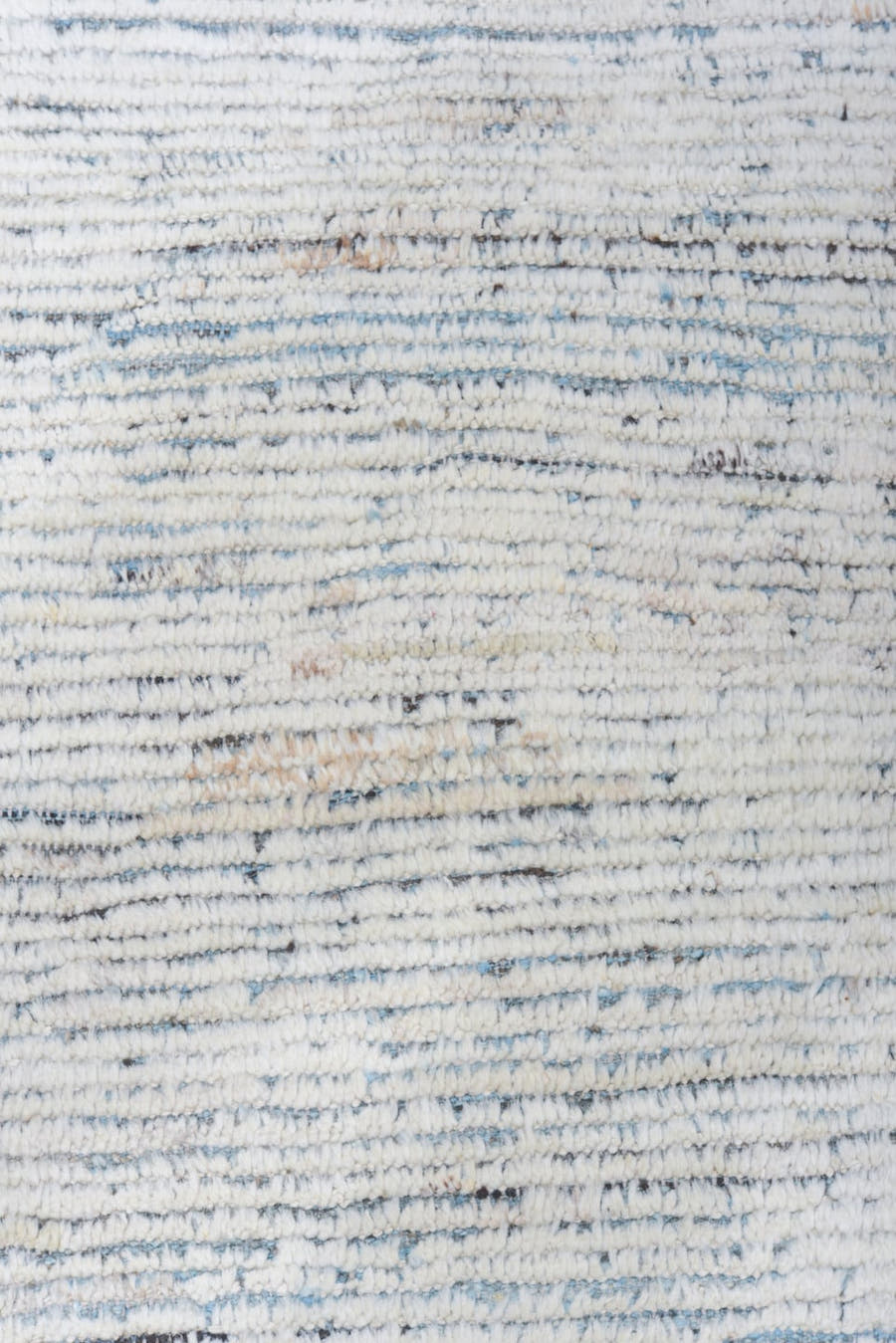 10' x 13' one-of-a-kind handmade vintage Tulu large size rug. Color palette: ivory, charcoal, slate, cream, gray, black