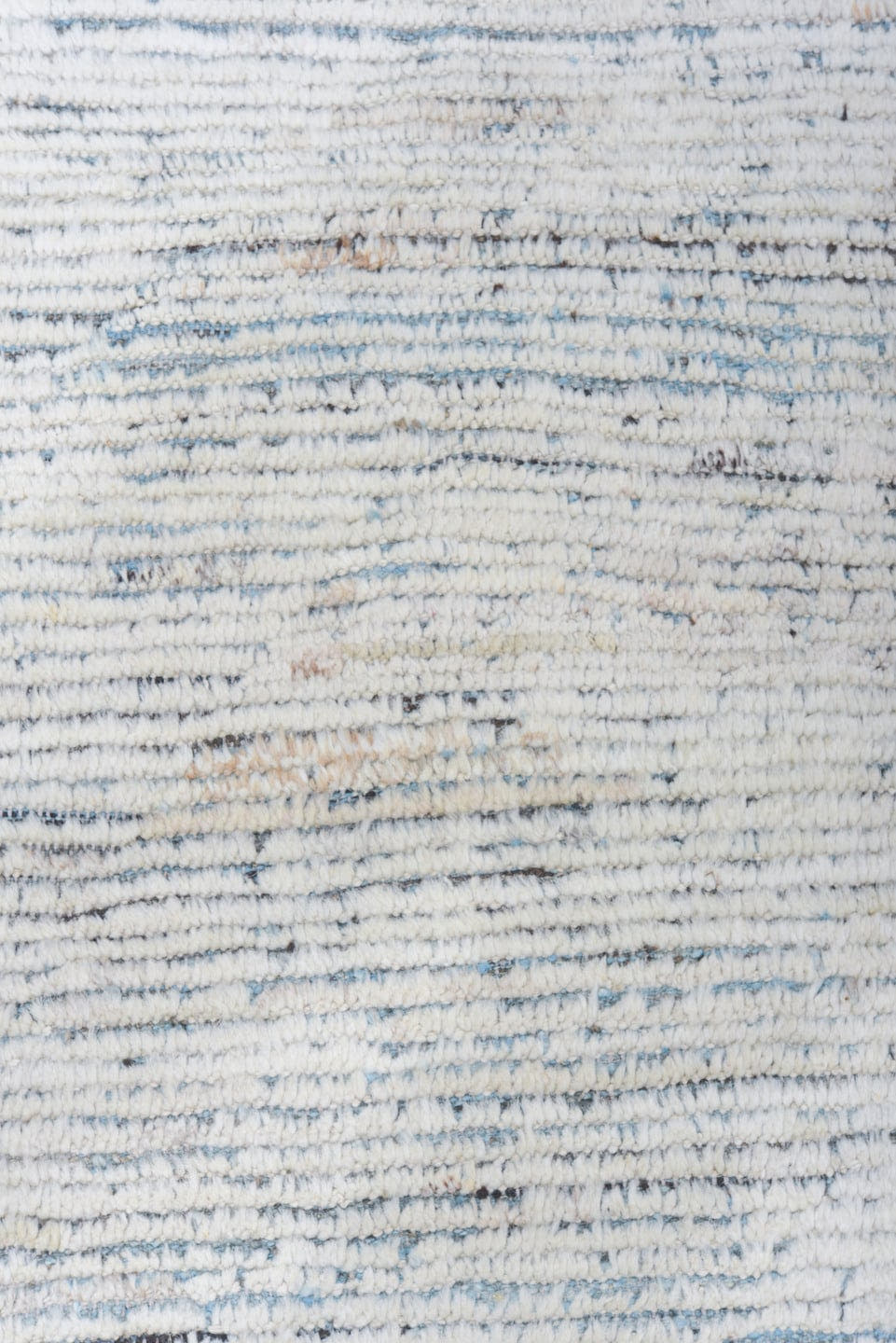10' x 13' one-of-a-kind handmade vintage Tulu large size rug. Color palette: ivory, charcoal, slate, cream, gray, black