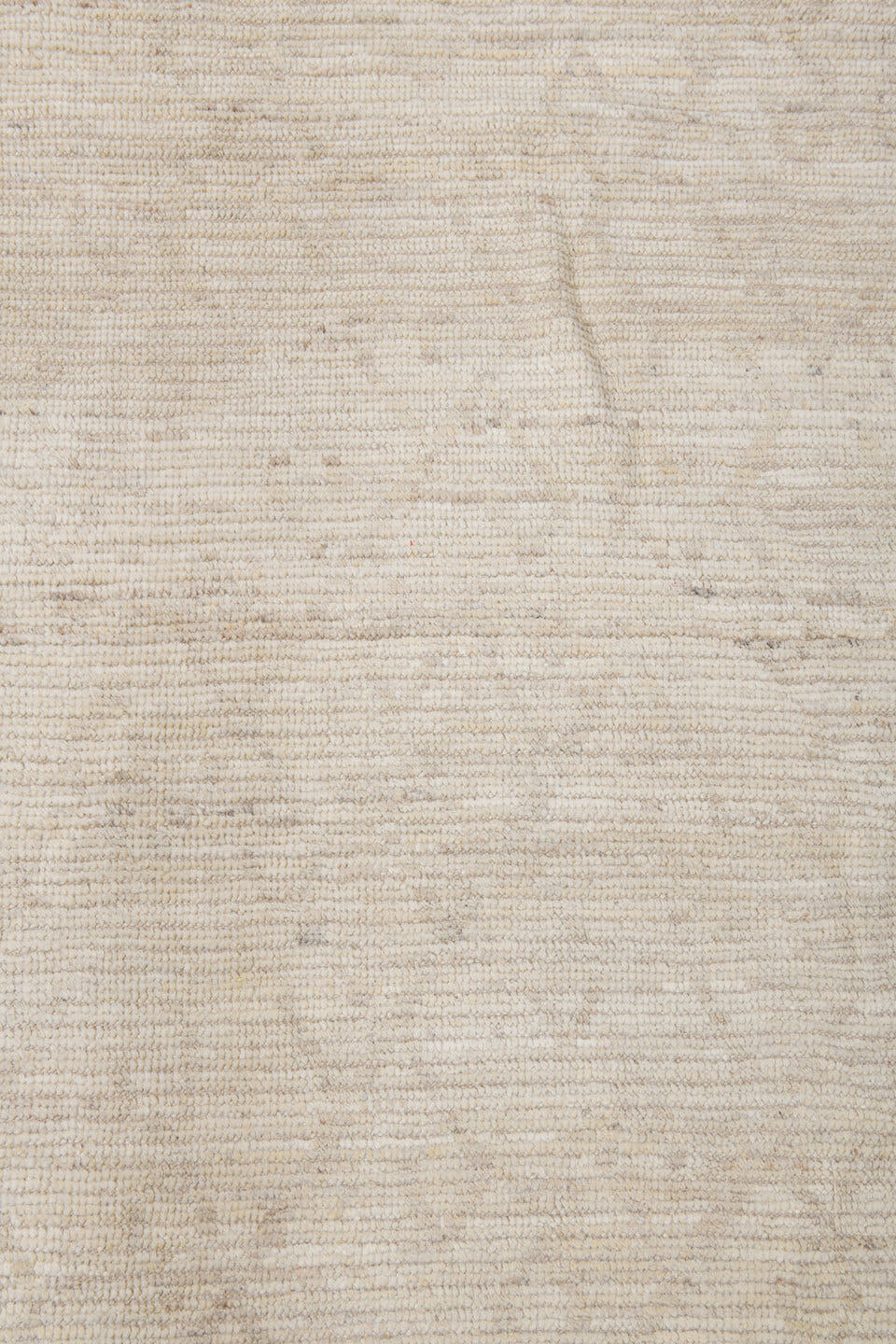8' x 12' one-of-a-kind handmade vintage Tulu large size rug. Color palette: ivory, cream, beige, taupe, gray