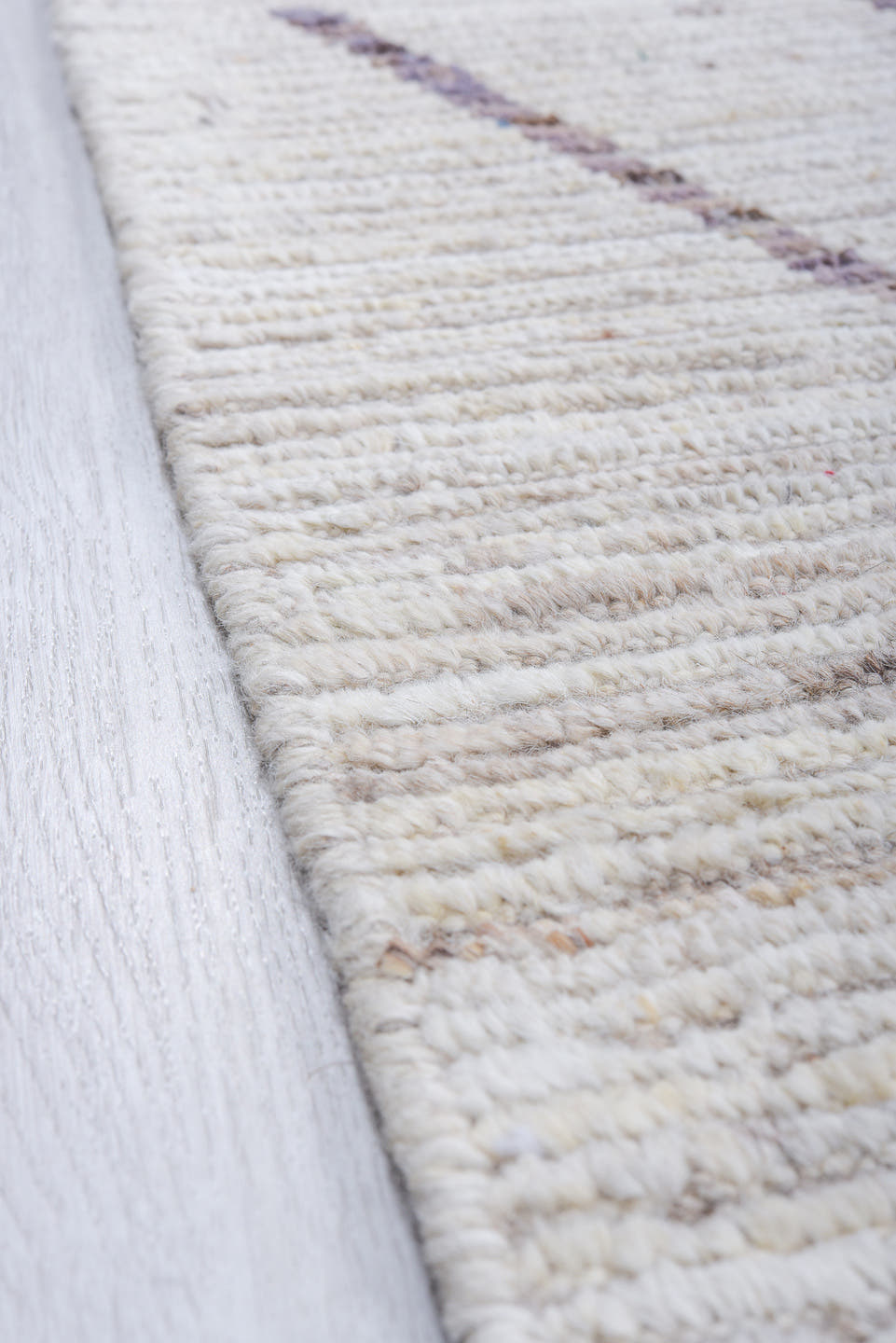 10' x 14' one-of-a-kind handmade vintage Tulu large size rug. Color palette: ivory, taupe, brown, charcoal, beige, gray
